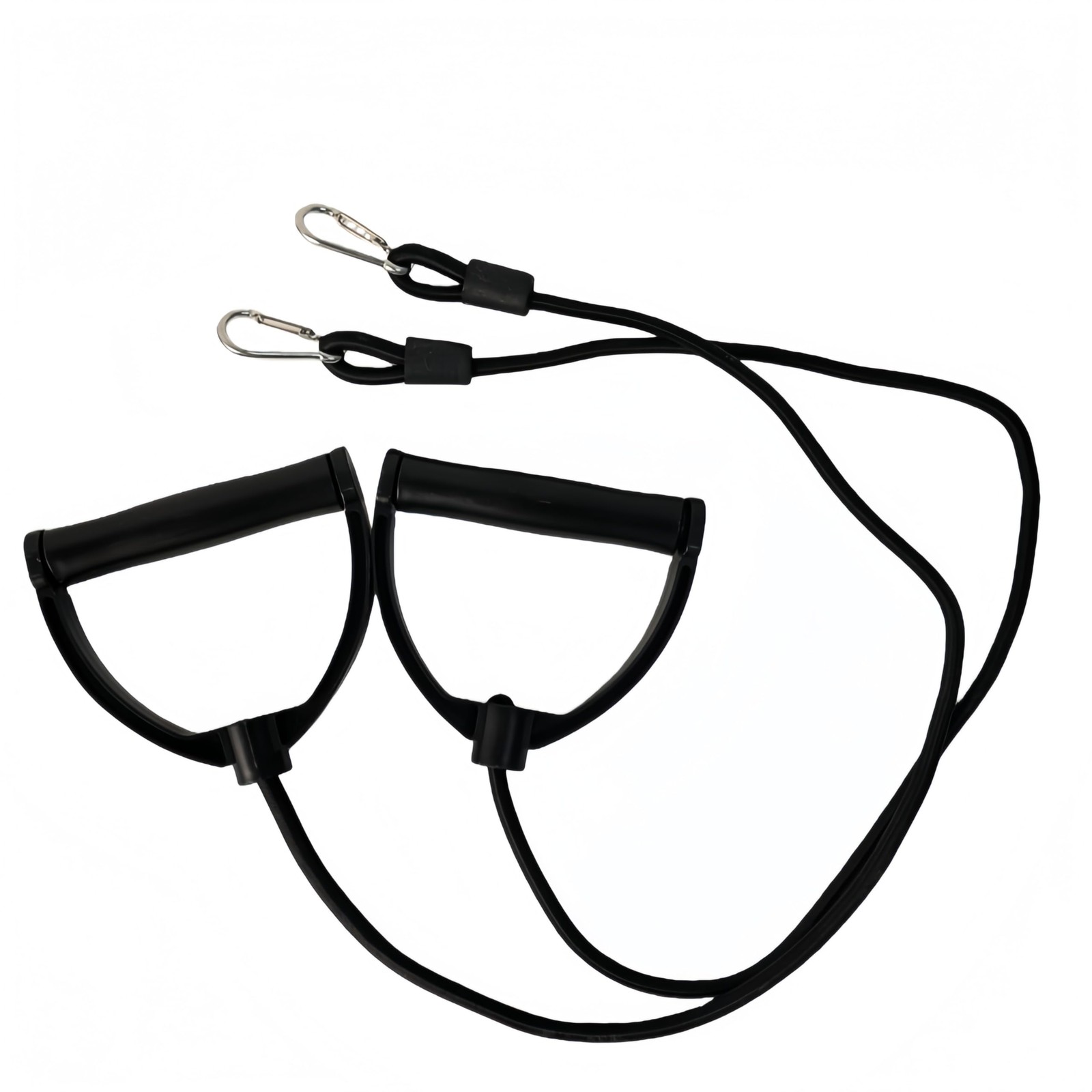 1 Pair Resistance Bands with Handles and Clips - Pedal Exercise Bands Strength S