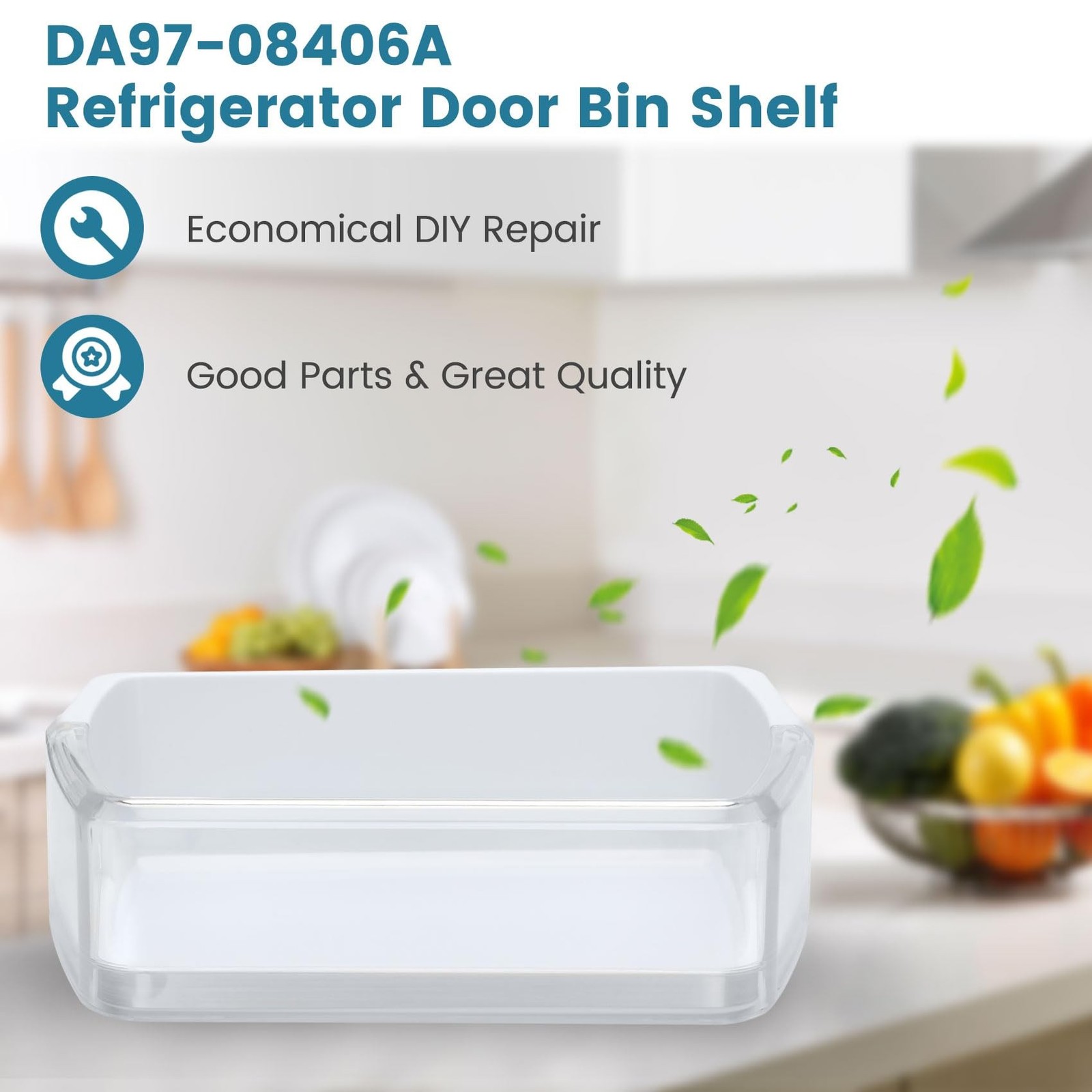 Upgraded DA97-08406A, DA97-08406B/C Refrigerator Door Shelf Replacement for S...