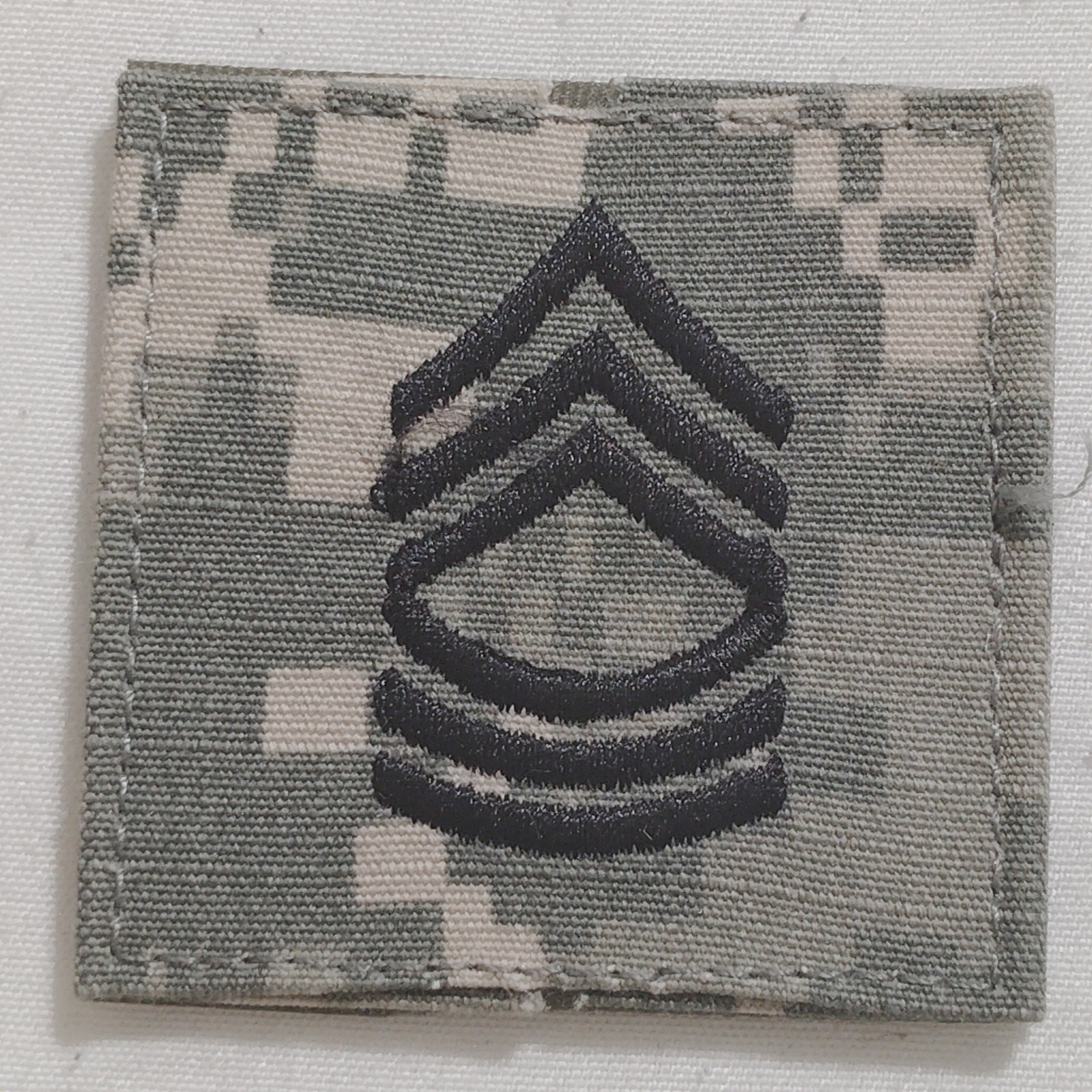 U.S. Army Master Sergeant (MSG) Patch ACU Digital, 2"×2" Hooked Device – E‑8