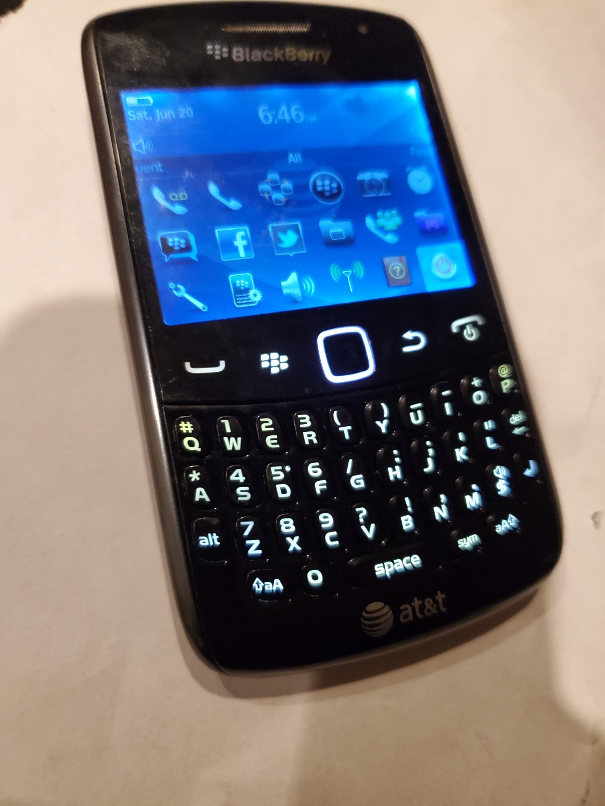 BlackBerry Curve 9360 GSM 3G Qwerty Black Unlocked Smartphone