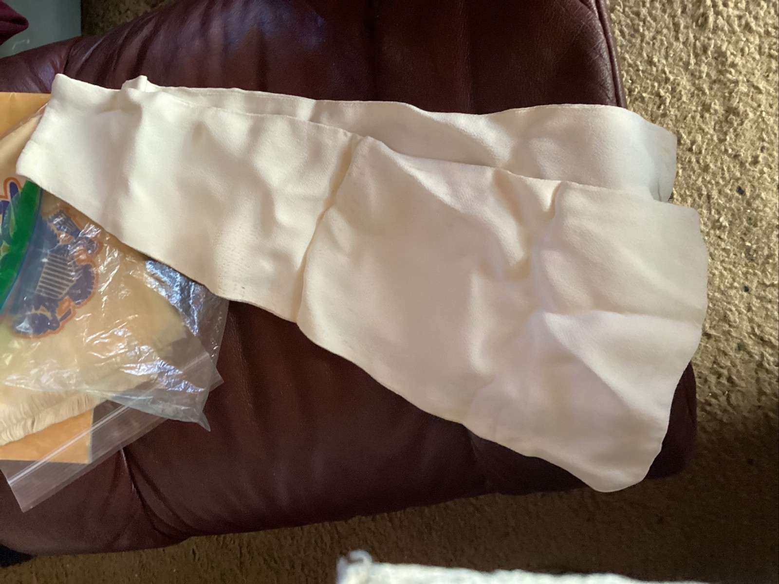 RAF Silk Scarf White Ww2 Storage Folds Exquisite Quality