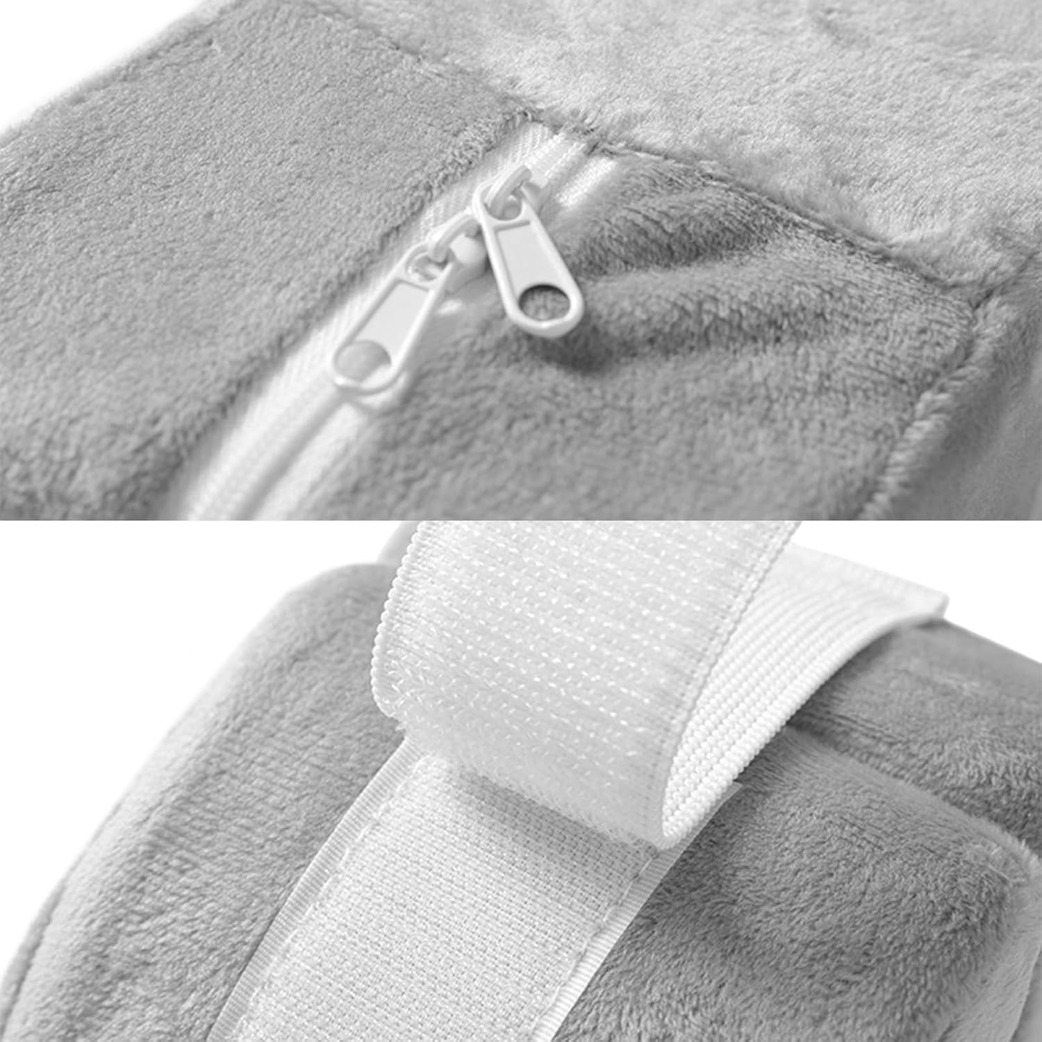 Grey Foot Elevation Pillow Heel Protector Pressure Sore Prevention Support