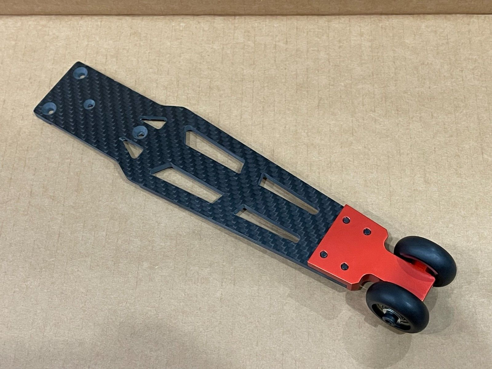 Carbon Fiber Drag Race Wheelie Bar for Arrma 1/10 VORTEKS 4x4 3S BLX  Red