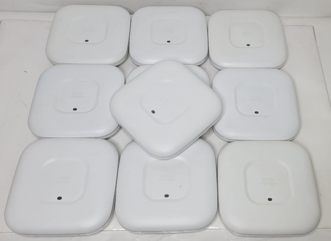 Lot of 10 Cisco Aironet 2700 Series Dual Band Access Point AIR-CAP2702I-A-K9