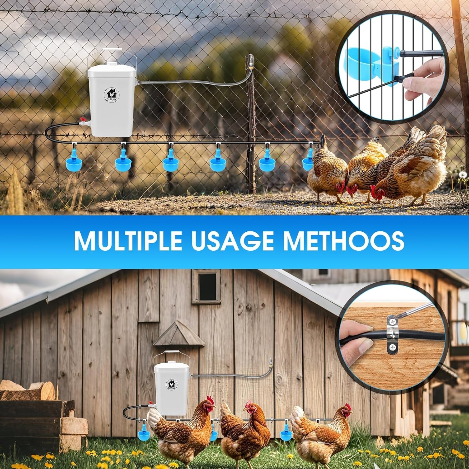 Automatic Chicken Waterer Blue 3G