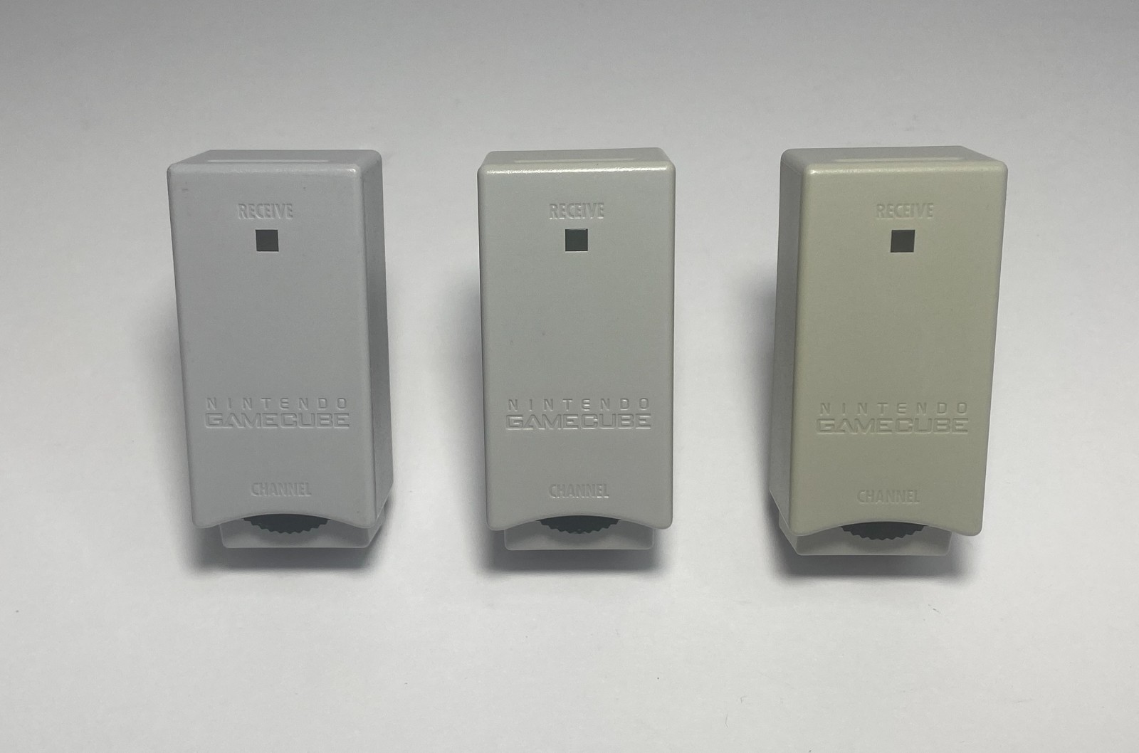 Lot of 3 OEM Nintendo Gamecube DOL-005 Wireless Wavebird Receivers ONLY - Tested