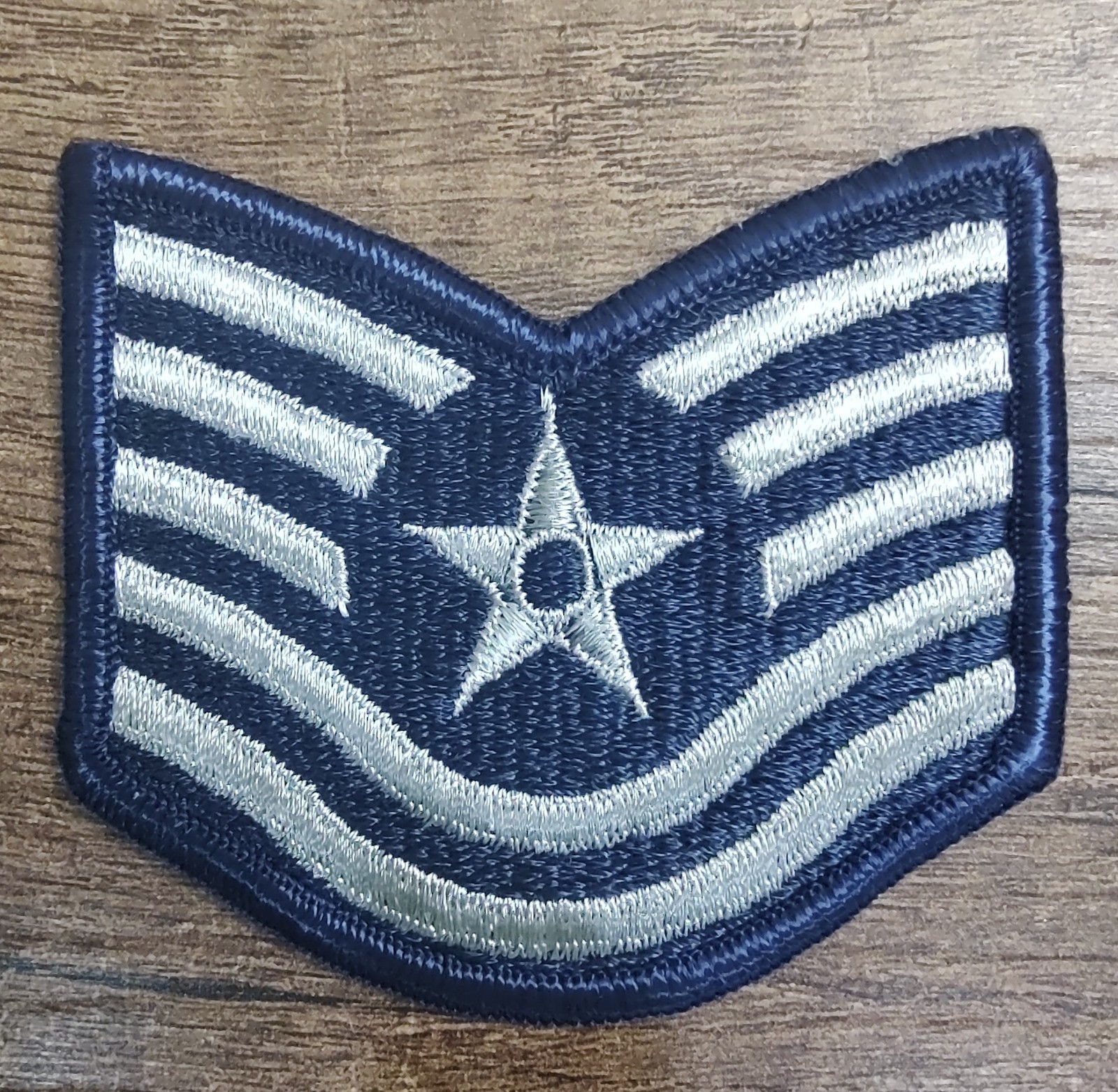 Vintage US Air Force Technical Sergeant Rank Patch Insignia E-6 E6 USAF NOS