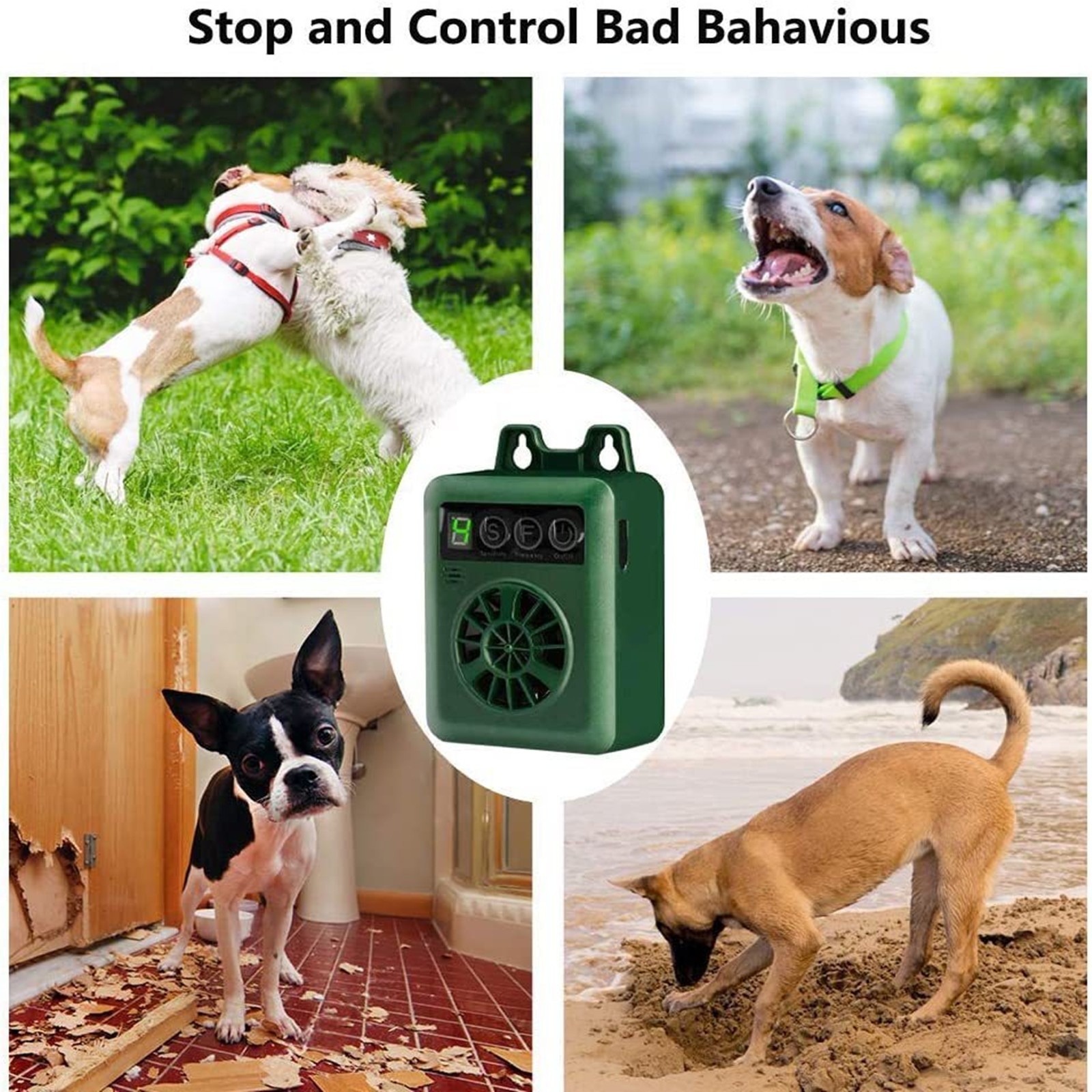 New Ultrasonic Anti Barking Device Dog Bark Control Tool Training Device