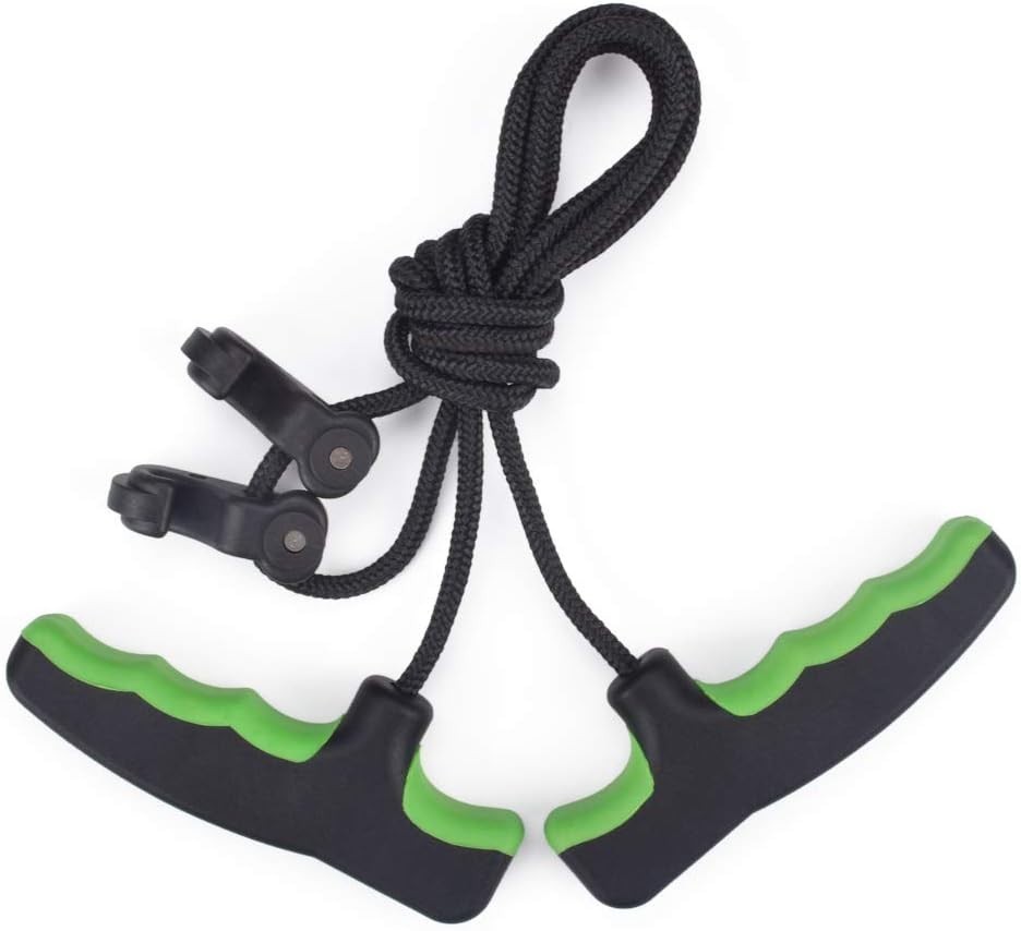 Effortless Crossbow Cocking Tool - 65 Inch Double Handle Aid Reduces Draw Weight
