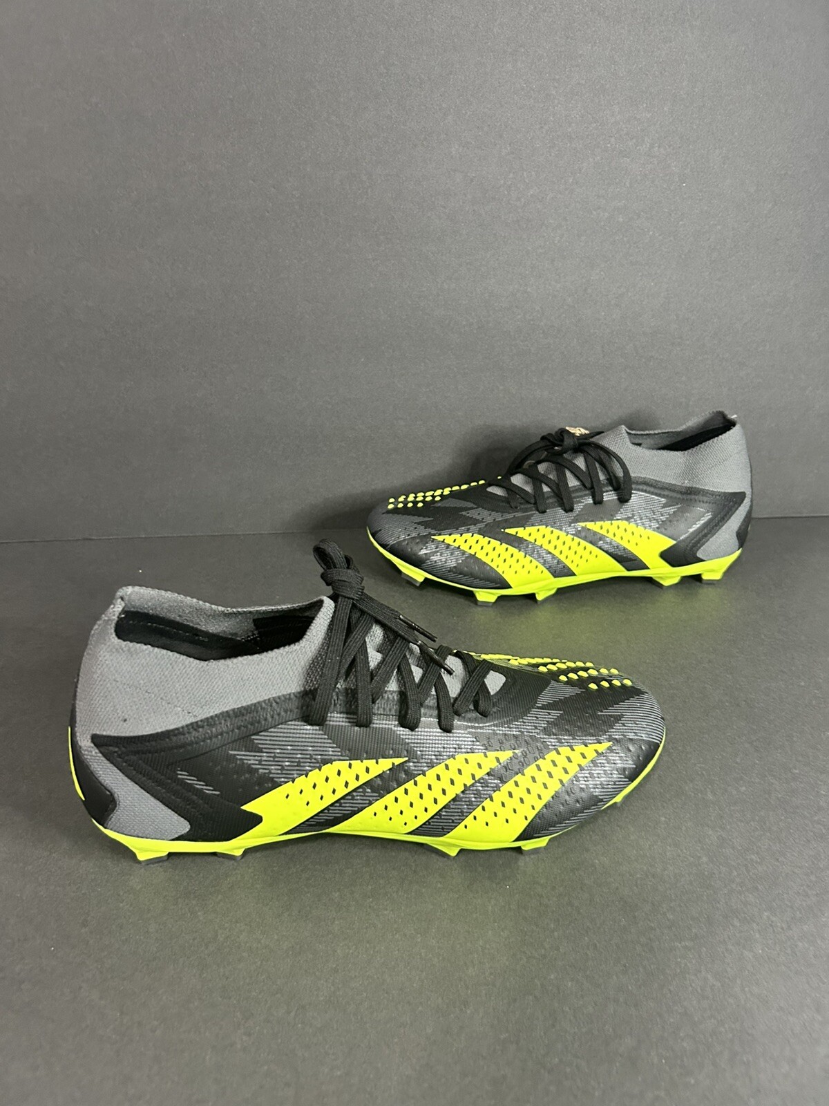 Adidas Predator Accuracy.2 Firm Ground Soccer Cleat Men Sz 8.5 Black  IG0781 New