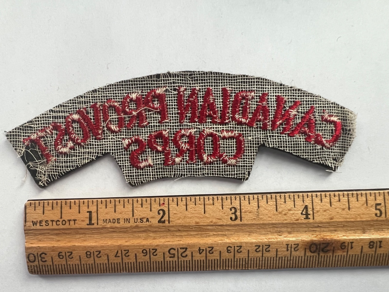 Canadian Provost Corps British Patch