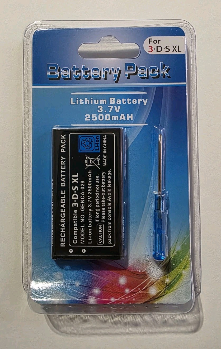 2500mah Replacement Battery For Nintendo 3DS XL With Tools