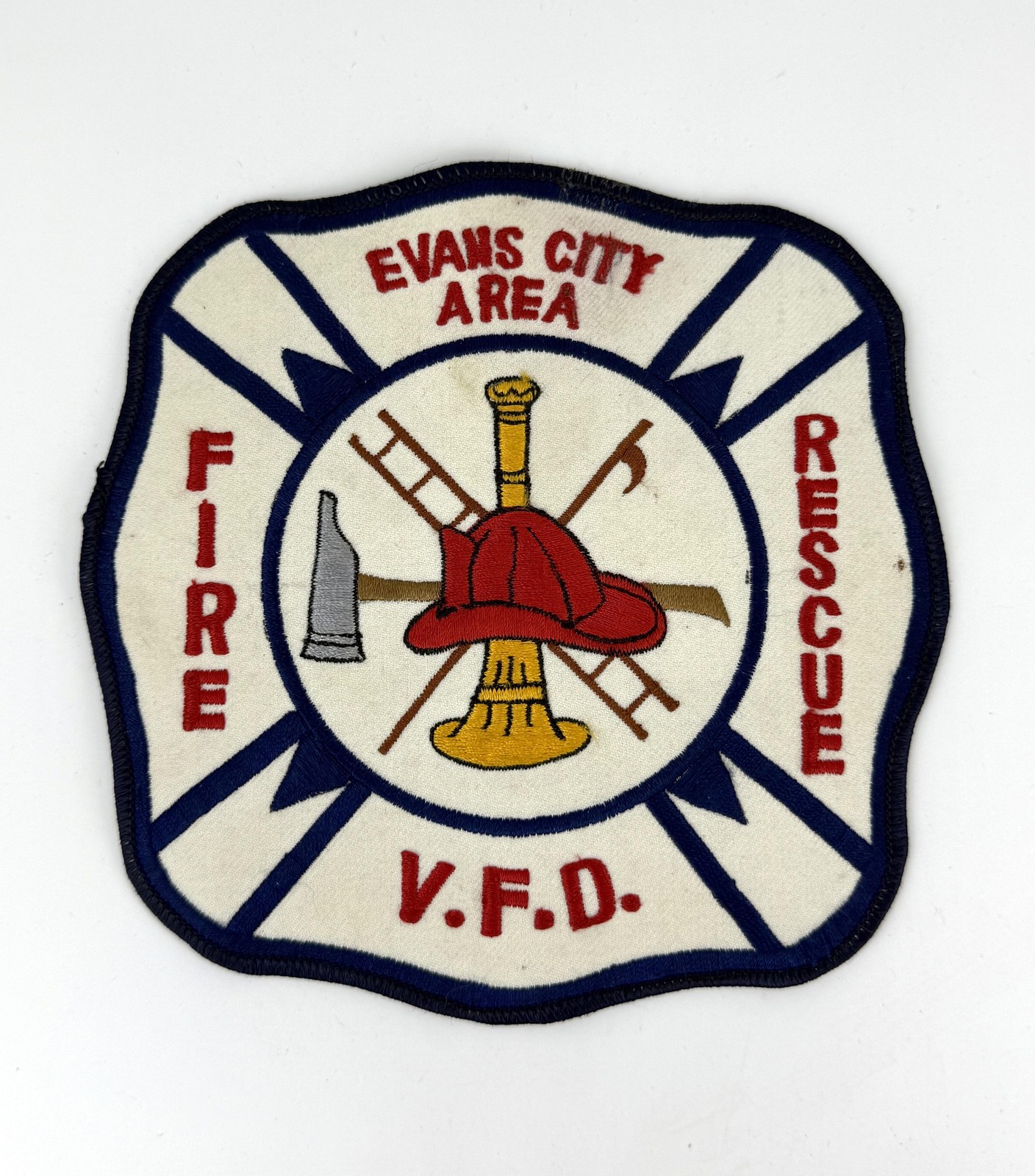 Evans City Area, PA Volunteer Fire Rescue Large Patch Embroidered Sew On ECAVFD