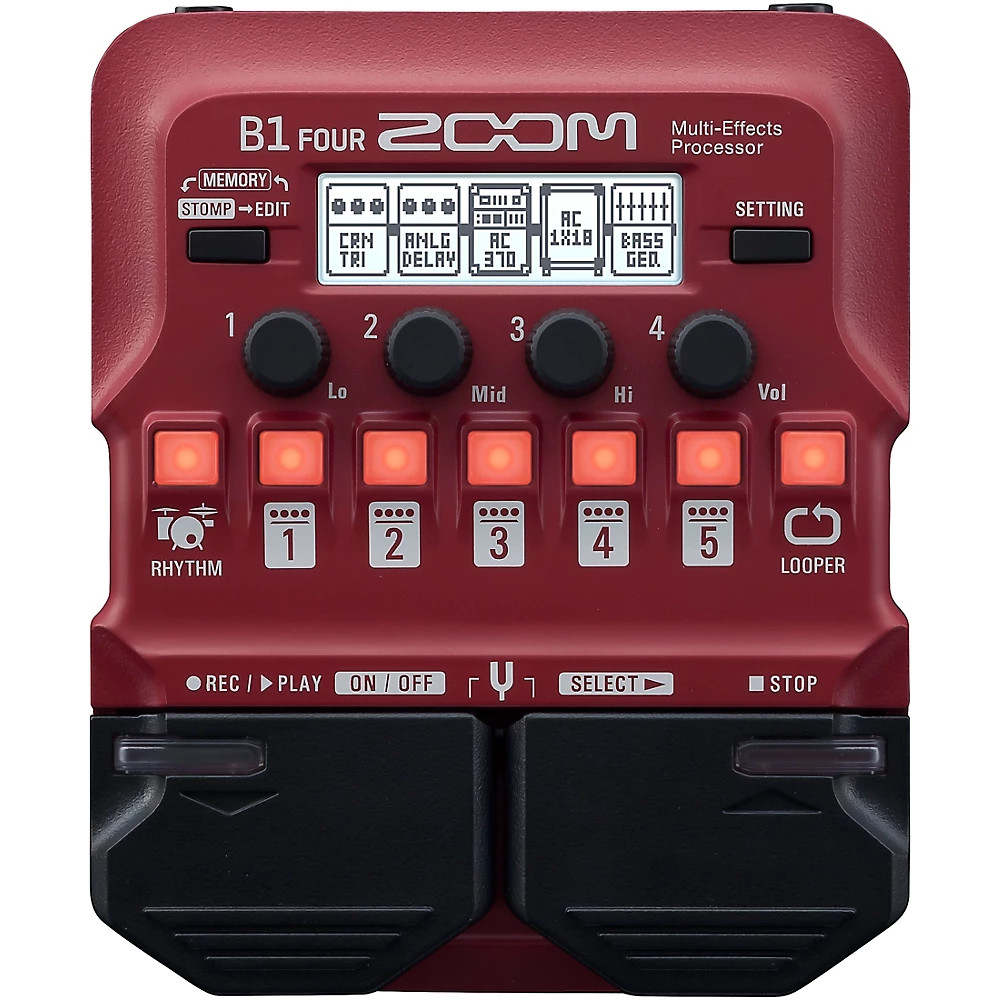 Zoom B1 FOUR Bass Multi-Effects Processor