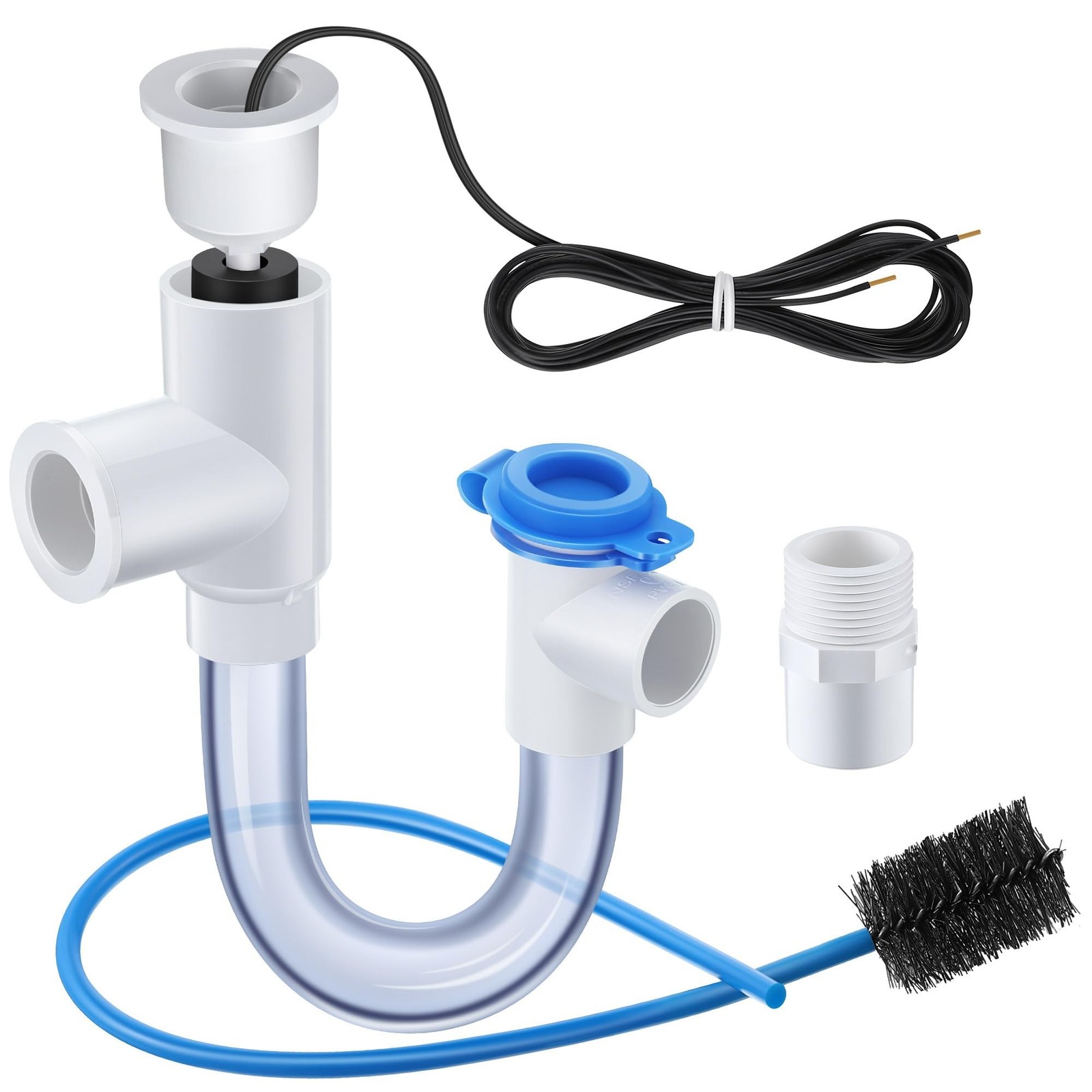 Feekoon 1 Pack Condensate Trap with Built in Overflow Switch, 3/4" Standard P...