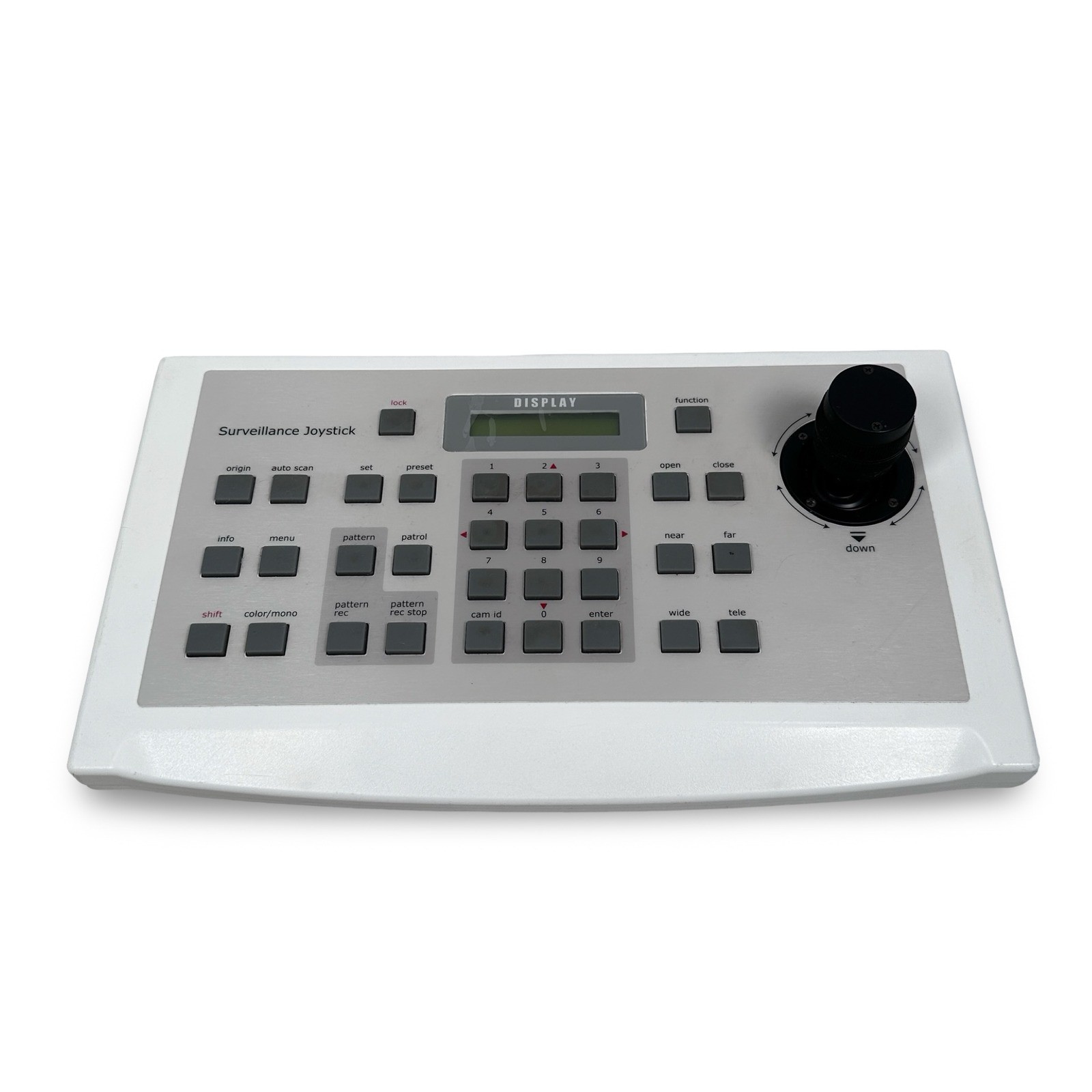 Speed Dome Control Panel i3C762 Surveillance PTZ Joystick Camera Controller Gray