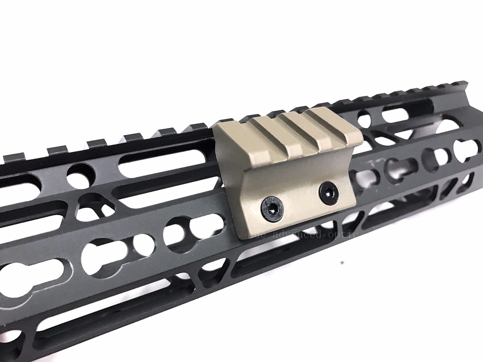 FDE!45 Deg Offset Picatinny Rail Section Keymod Flat Dark Earth for AIRSOFT