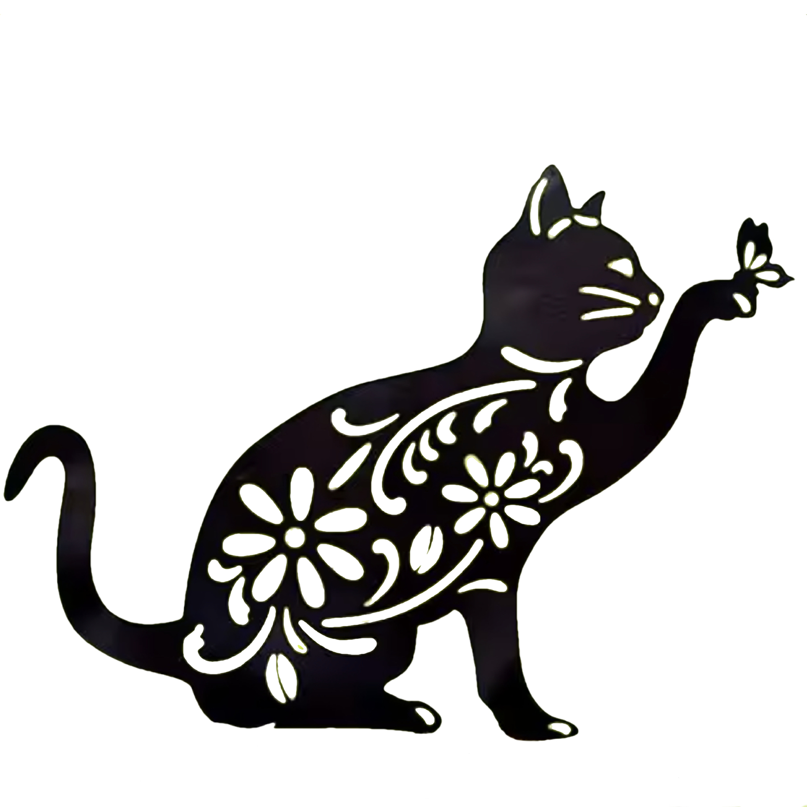 Drip Depot Cat Garden Decor Ground Stake