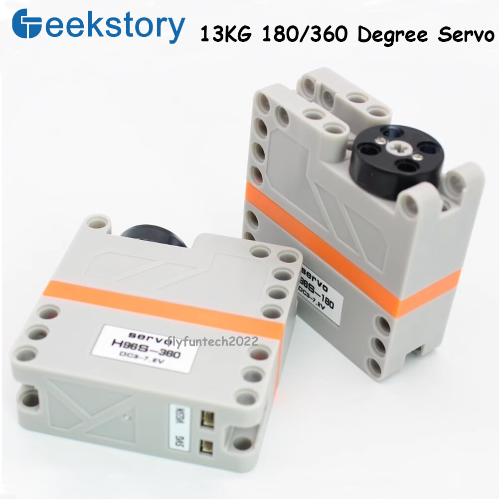 13KG Building Block Servo Motor High Torque Digital Metal Gear 180 360 Degree
