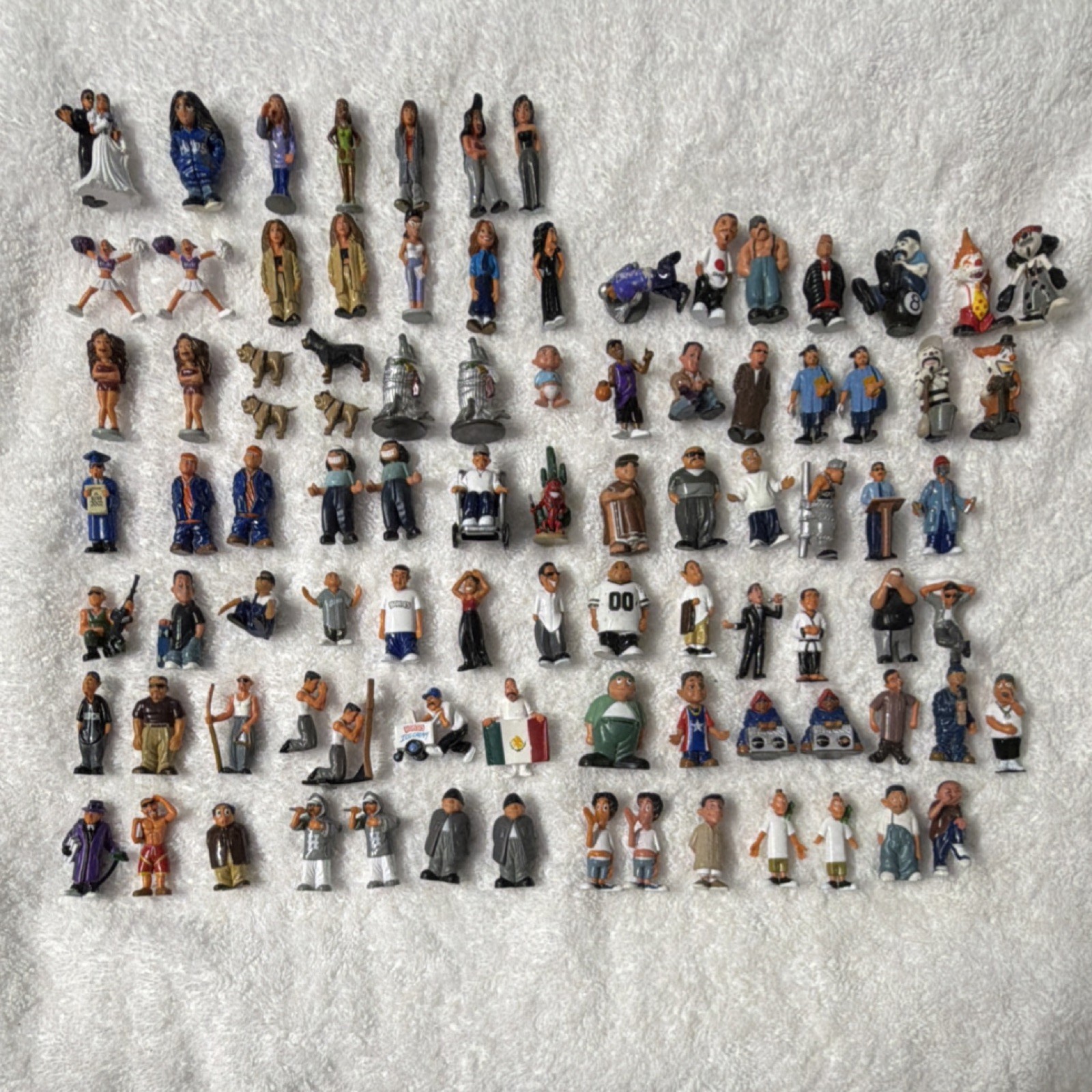Homies Original Mini Figures Collection , 2000-01 Rare series & more Lot Of 91