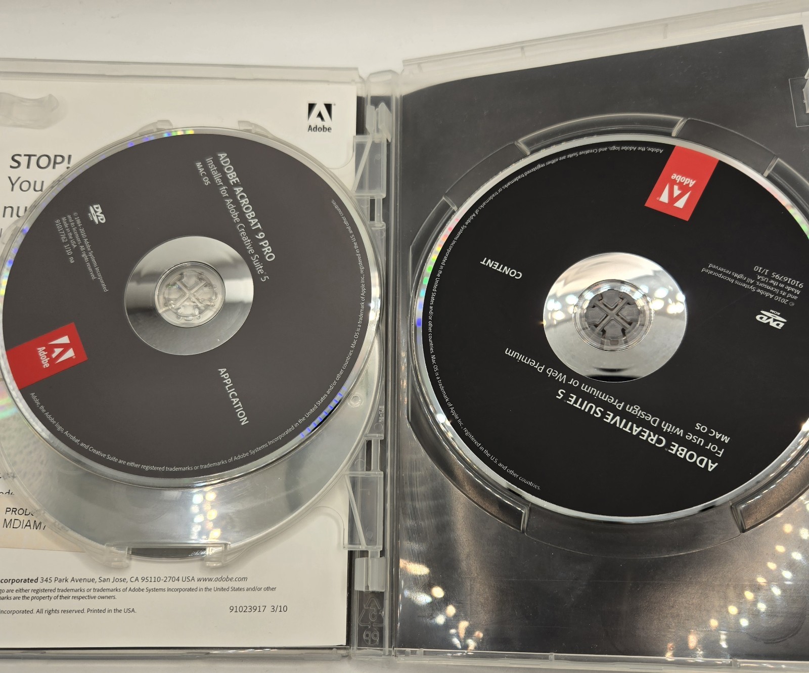 Adobe Creative Suite 5 Design Standard Student & Teacher for MAC OS w/ Code