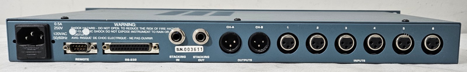 Micro Audio DCM 6200 Digitally Controlled Mixer