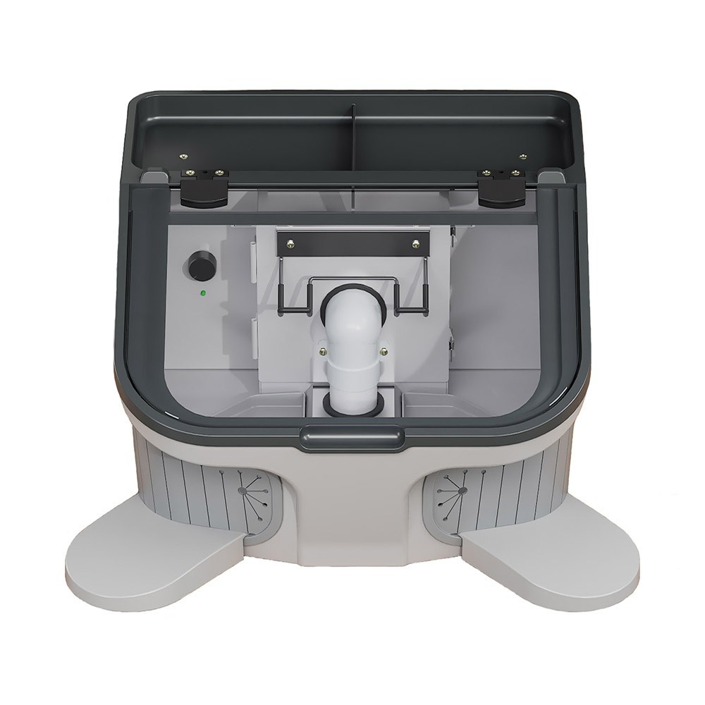 Dental Polishing Grinding Box Built-in Dental Dust Vacuum Collector