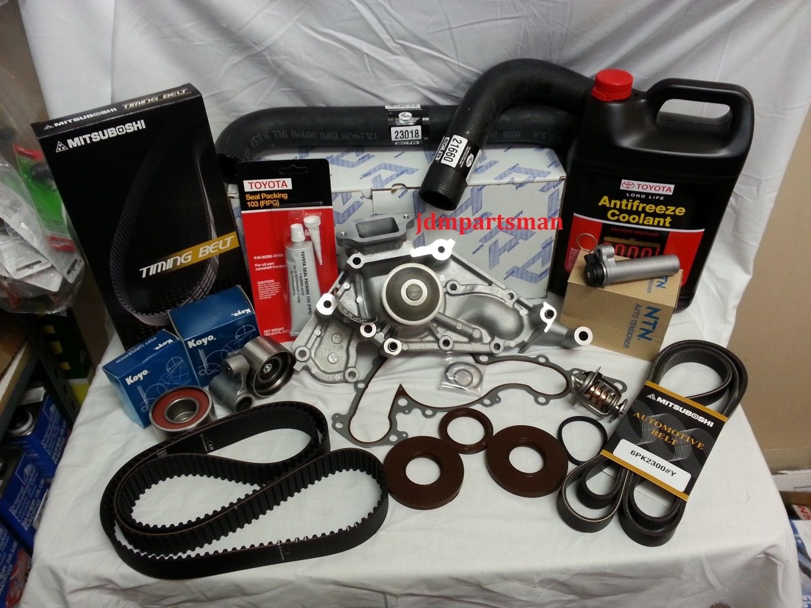 2002-2010 FOR LEXUS SC430 V8 Aisin Water Pump & Timing Belt Kit W/ Hose