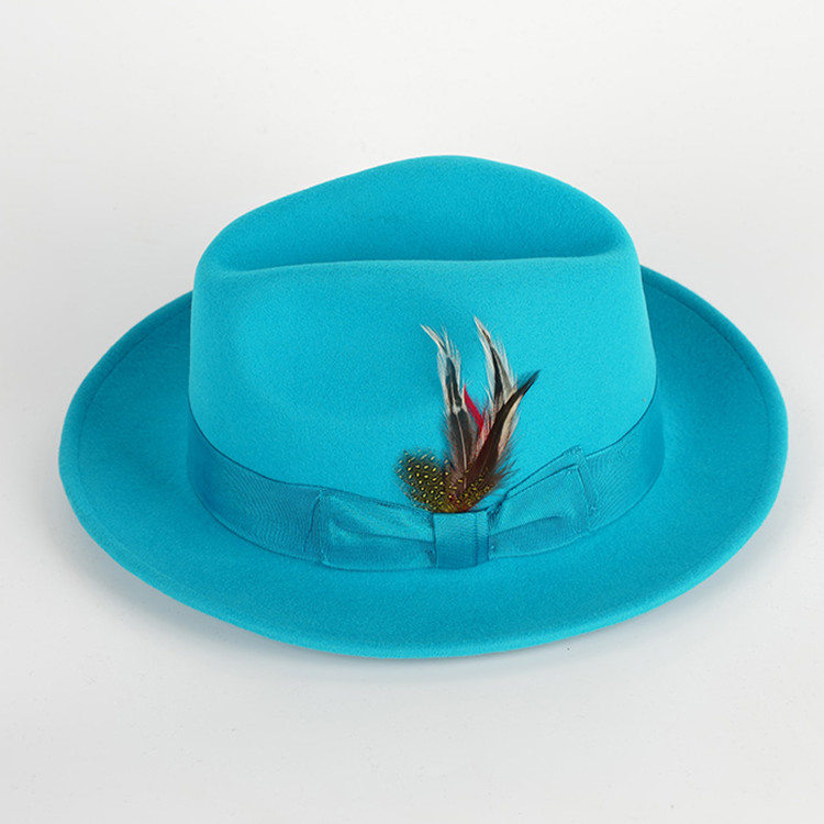 GLADWIN BOND FUR FELT FEDORA TRILBY HAT MADE OF 100% FUR FELT HANDMADE
