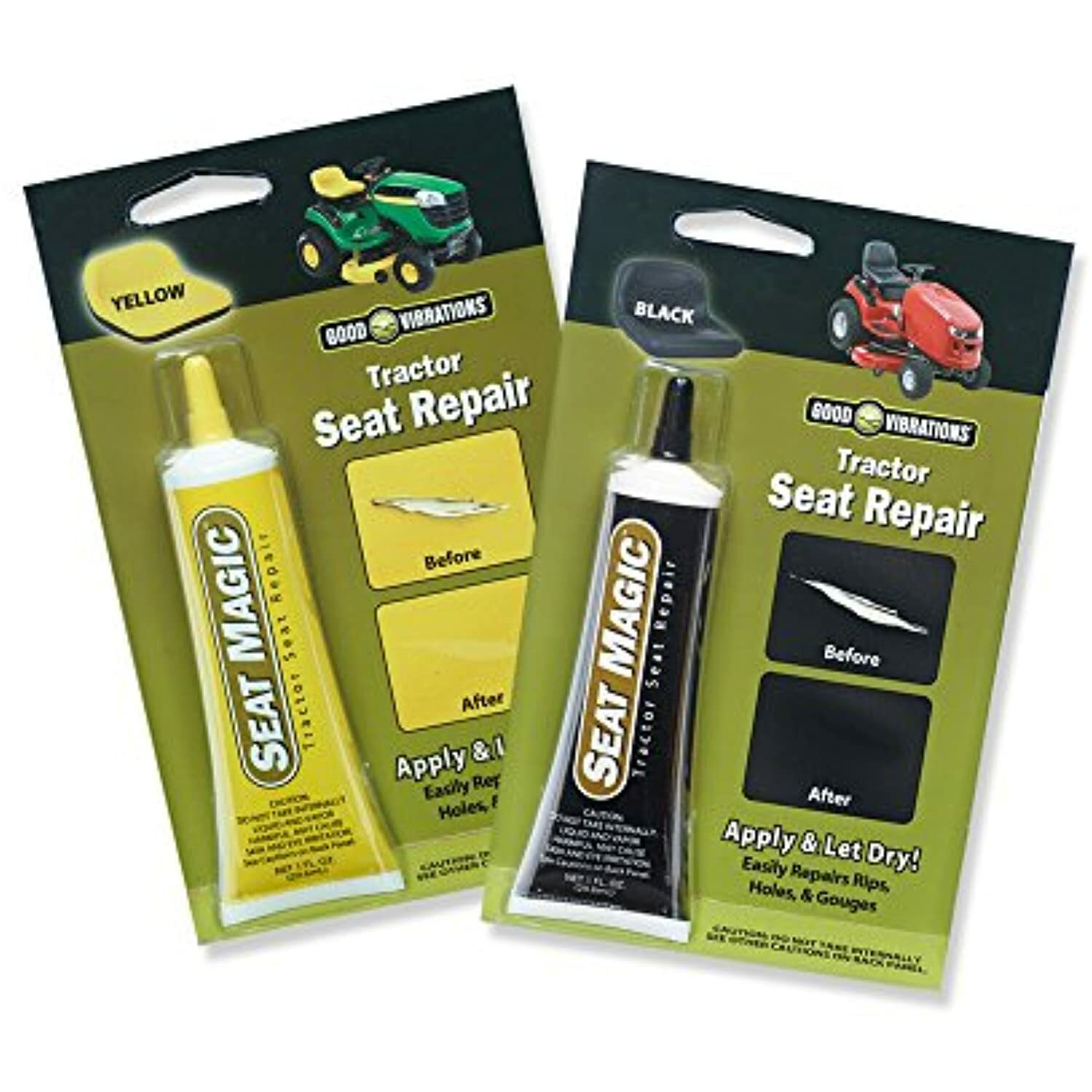 Good Vibrations Tractor Seat Repair Kit-Black
