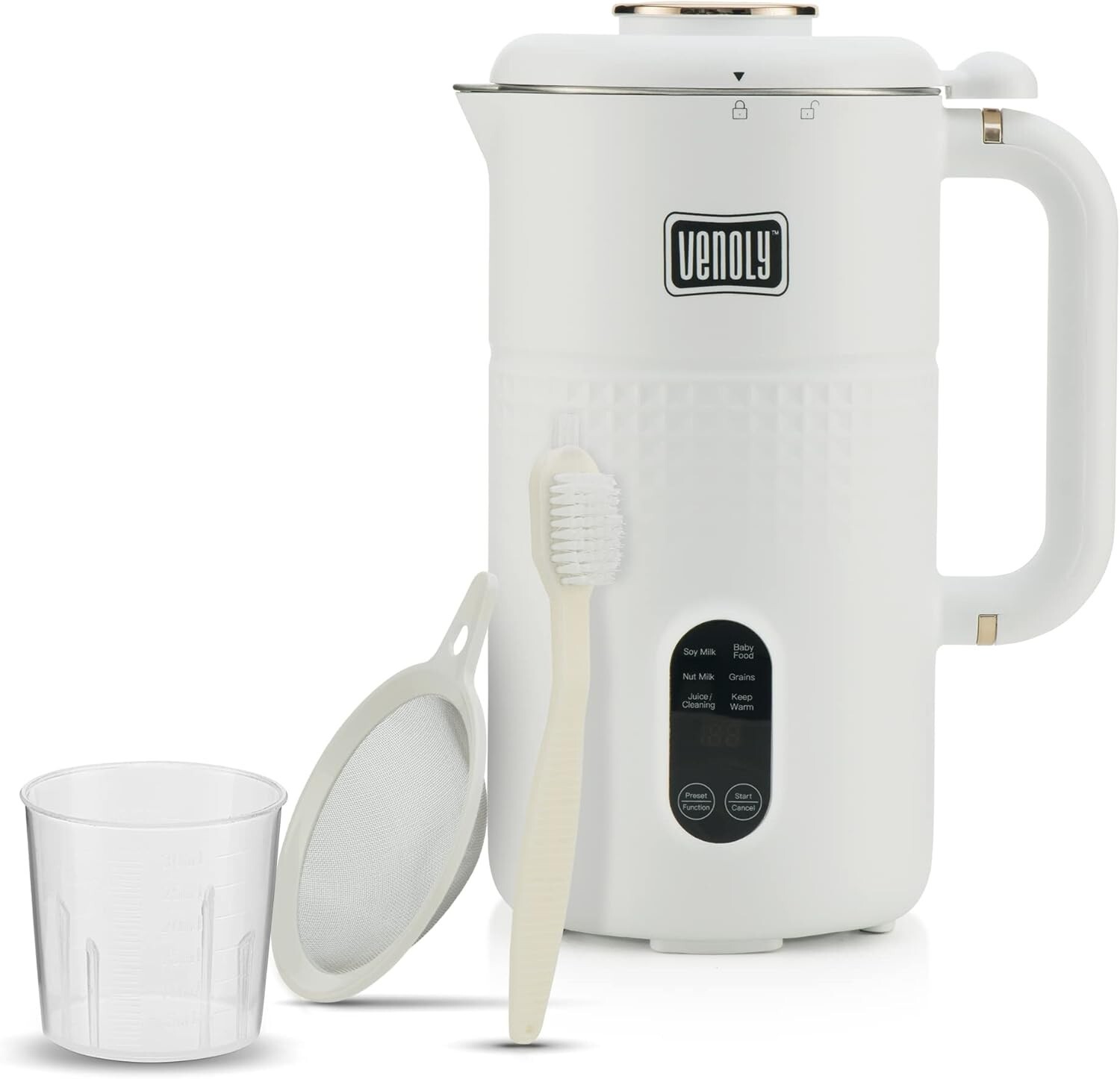 Nut Milk Maker Machine – Stainless Steel, 5.5 Cups, for Plant-Based & Dairy-Free