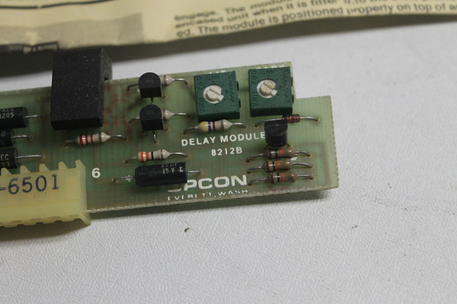 Opcon 8212B-6501 Logic Module New