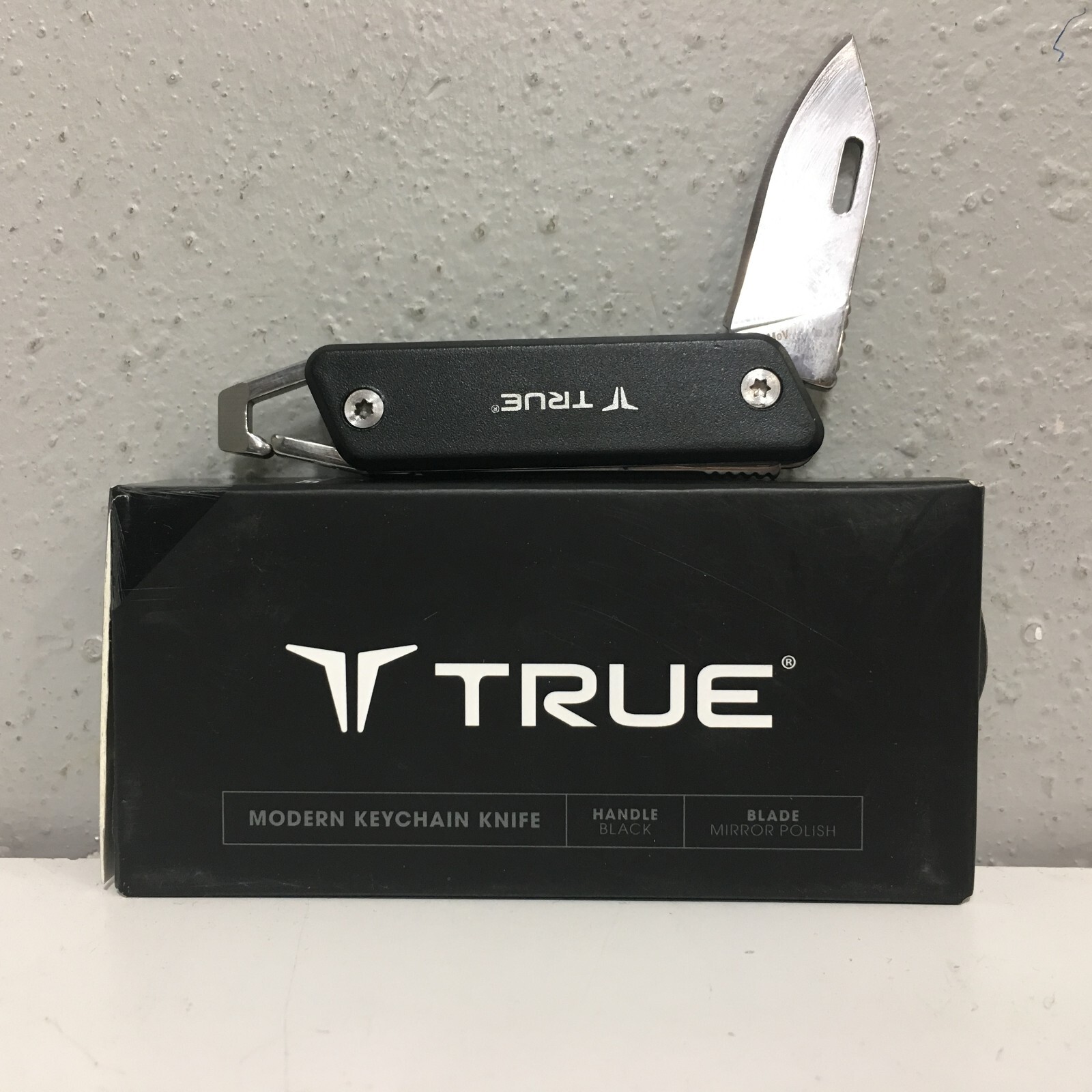 Folding Knife TRU-KNF-0001 Blk 8CR13MOV Stainless Stl 4.5" Modern Folding Knife