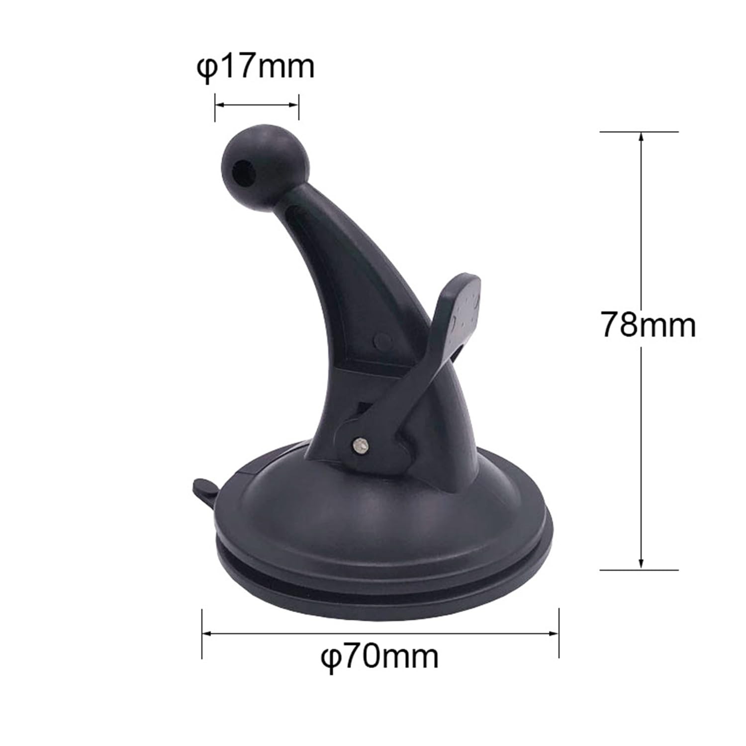 Maxmoral 2PCS Black GPS Windshield Suction Cup Mount Car Wireless Charging...