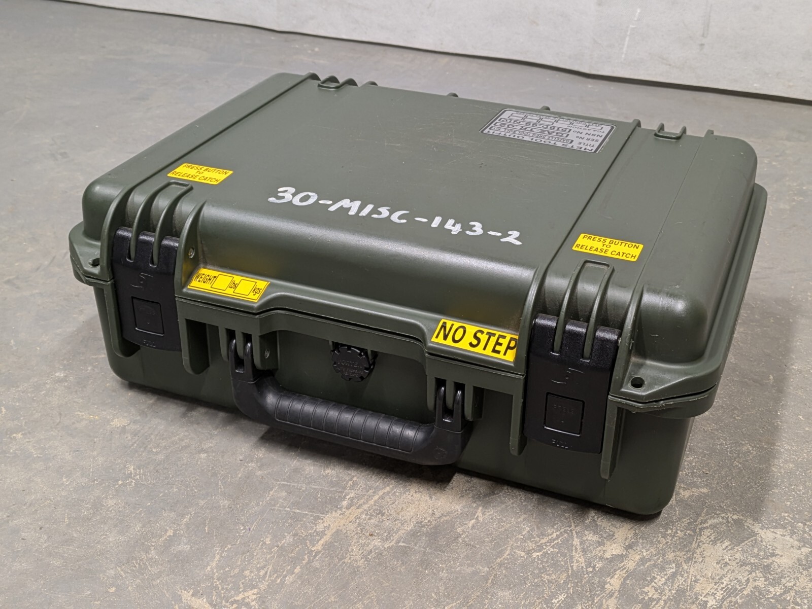 Royal Air Force Gazelle Helicopter Tool Box Lockable Protector Hardigg Peli Case