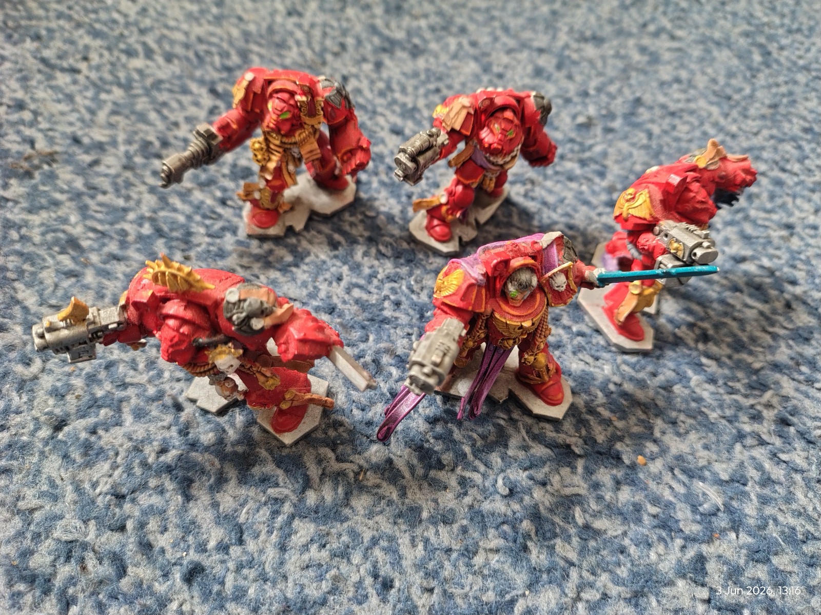 SPACE HULK 3RD ED 2009 GAMES WORKSHOP 5x TERMINATOR SQUAD LORENZO SERGEANT GOOD