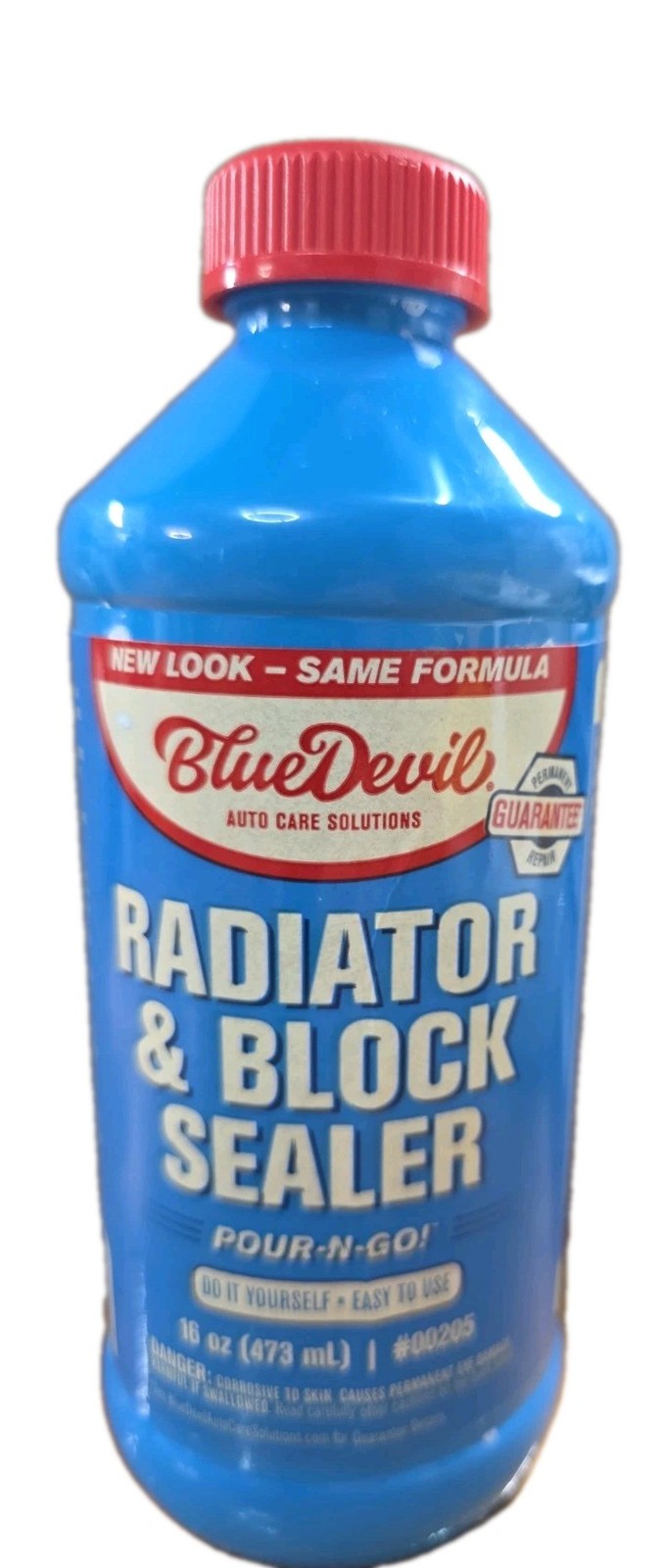 Blue Devil Pour n go Car Radiator & Block Sealer Easy To Use PERMANENT REPAIR