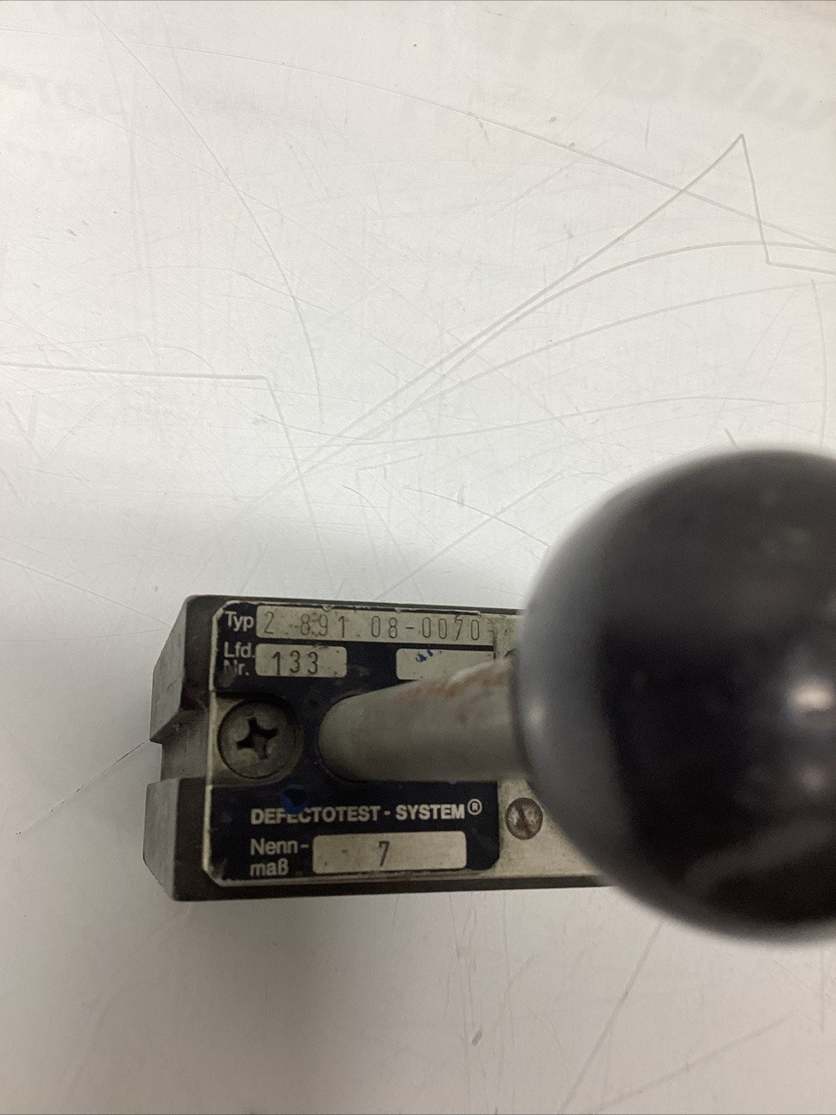 DEFECTOTEST-SYSTEM Joystick Controller Typ 2.891 08-0070 Industrial Unit S-596