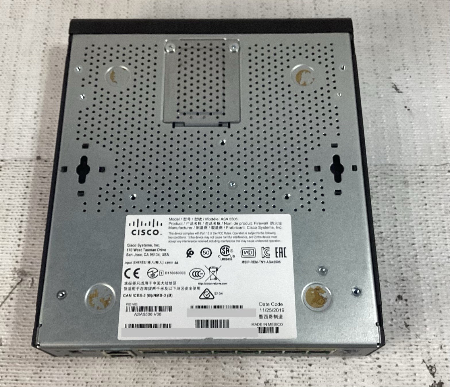 Cisco ASA5506 Network Security Firewall Appliance
