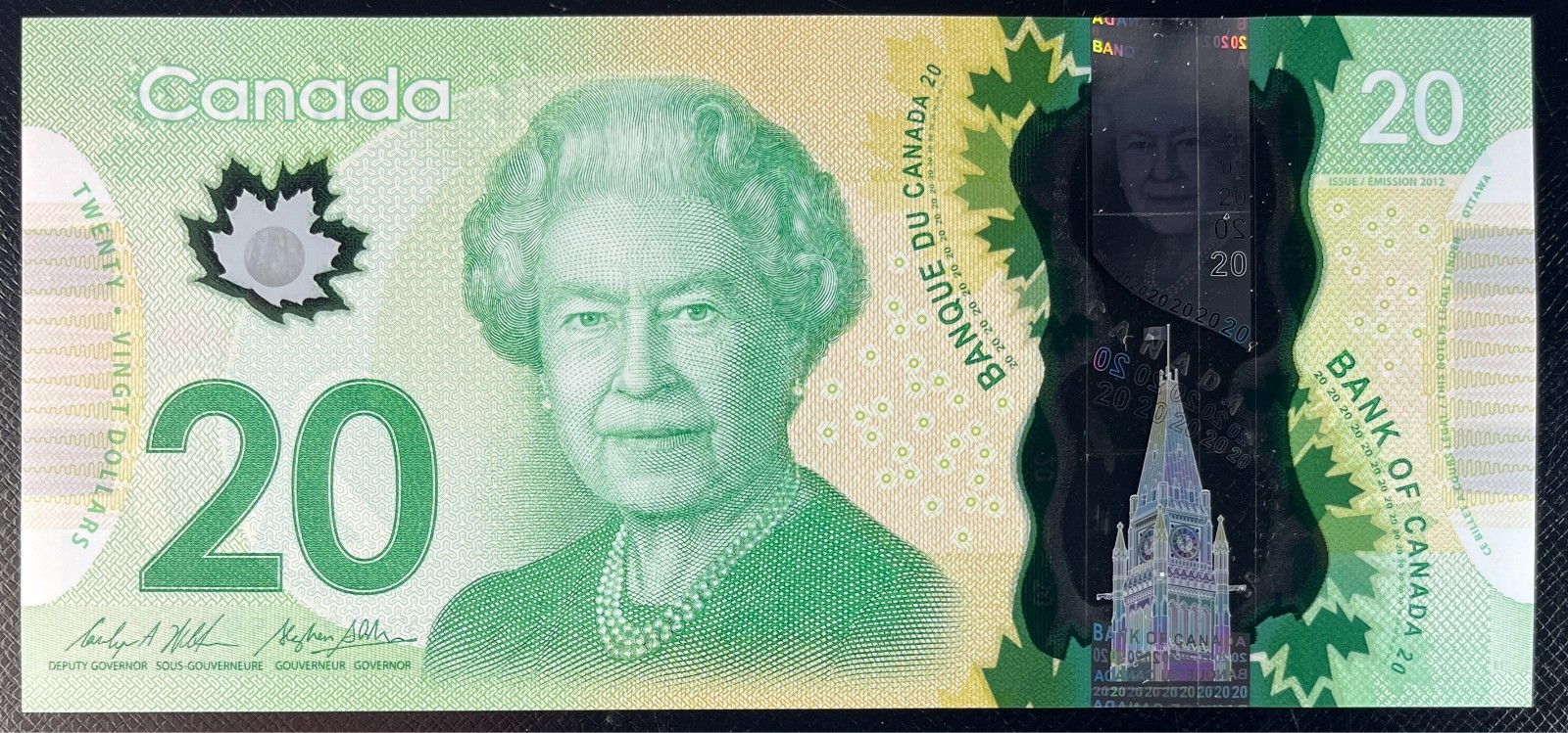 Canada 2012 - $ 20 - BC-71b -P108b - Wilkins-Poloz - Prefix 'FYW' - Gem UNC