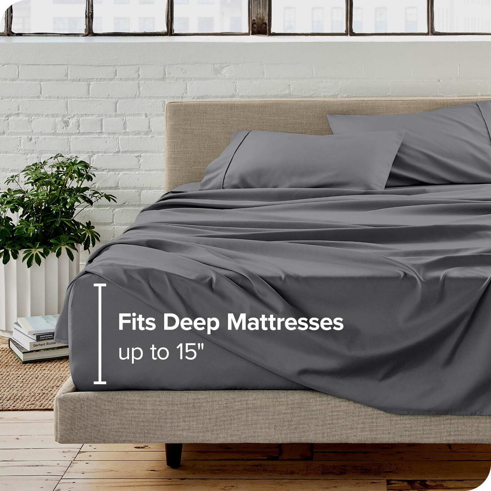 Bare Home Microfiber Sheet Sets - Premium 1800 Collection - Deep Pockets