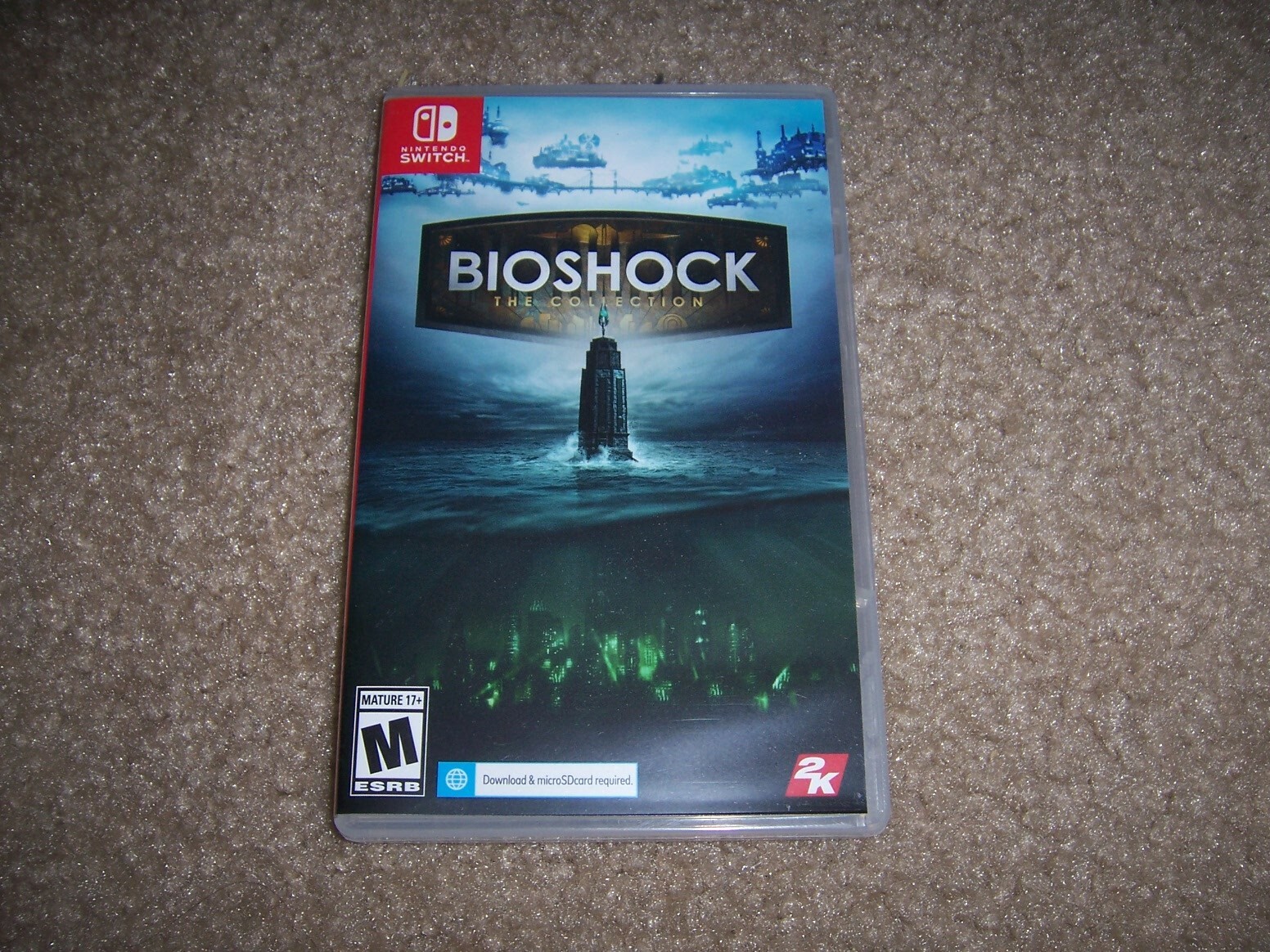 Authentic Replacement Case - Bioshock Nintendo Switch Box Original