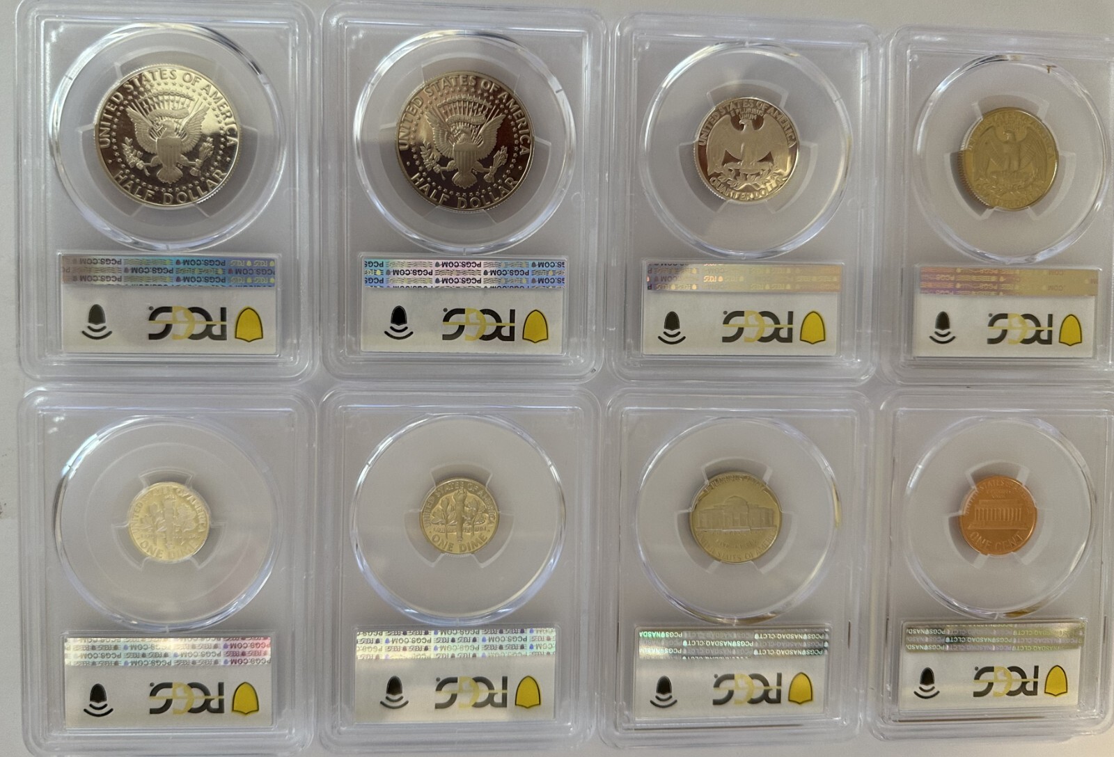 1995 S Proof Set - Complete 8 coin Set - PCGS PR69DCAM