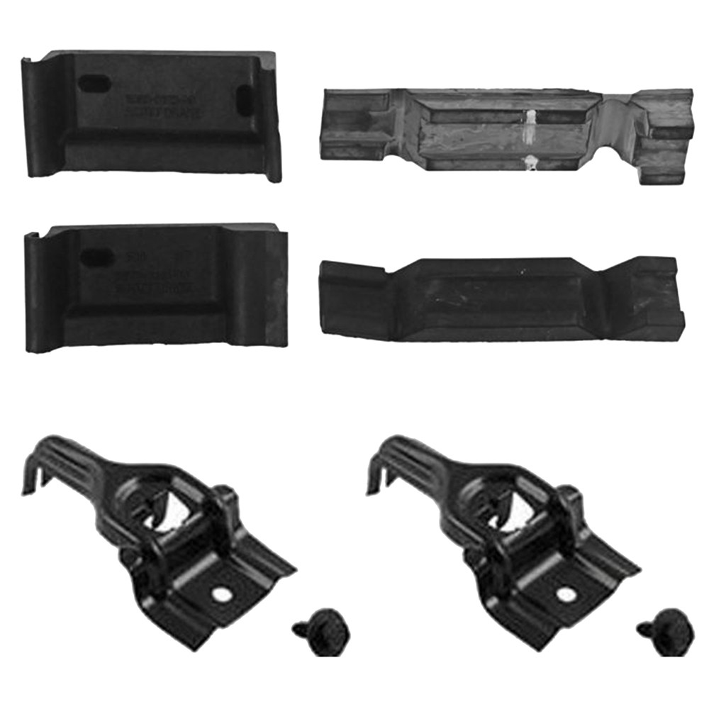 Upper Radiator Bracket And Bolts w/ Insulators Kit Black Mustang 5.0L 79-93