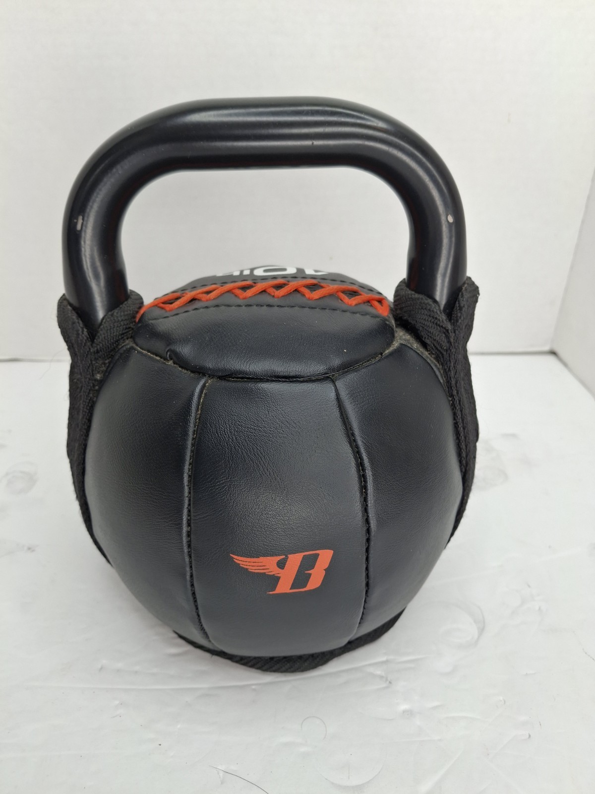 BIONIC BODY Kettlebell-Weights Soft Kettle Bell with Handle - 10 lbs., Black