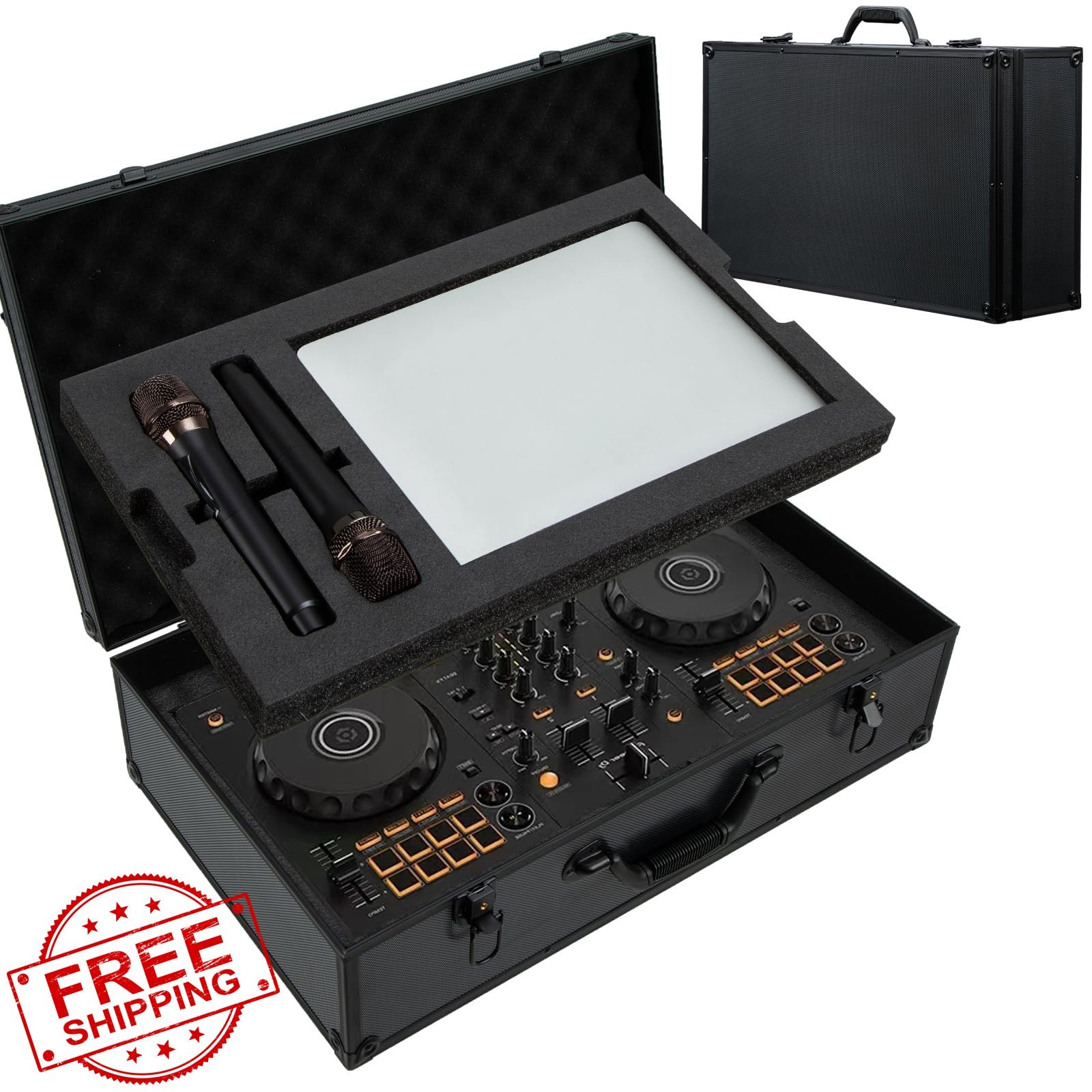 YDEPLVEO DJ Controller Hard Case DDJ-FLX4/400