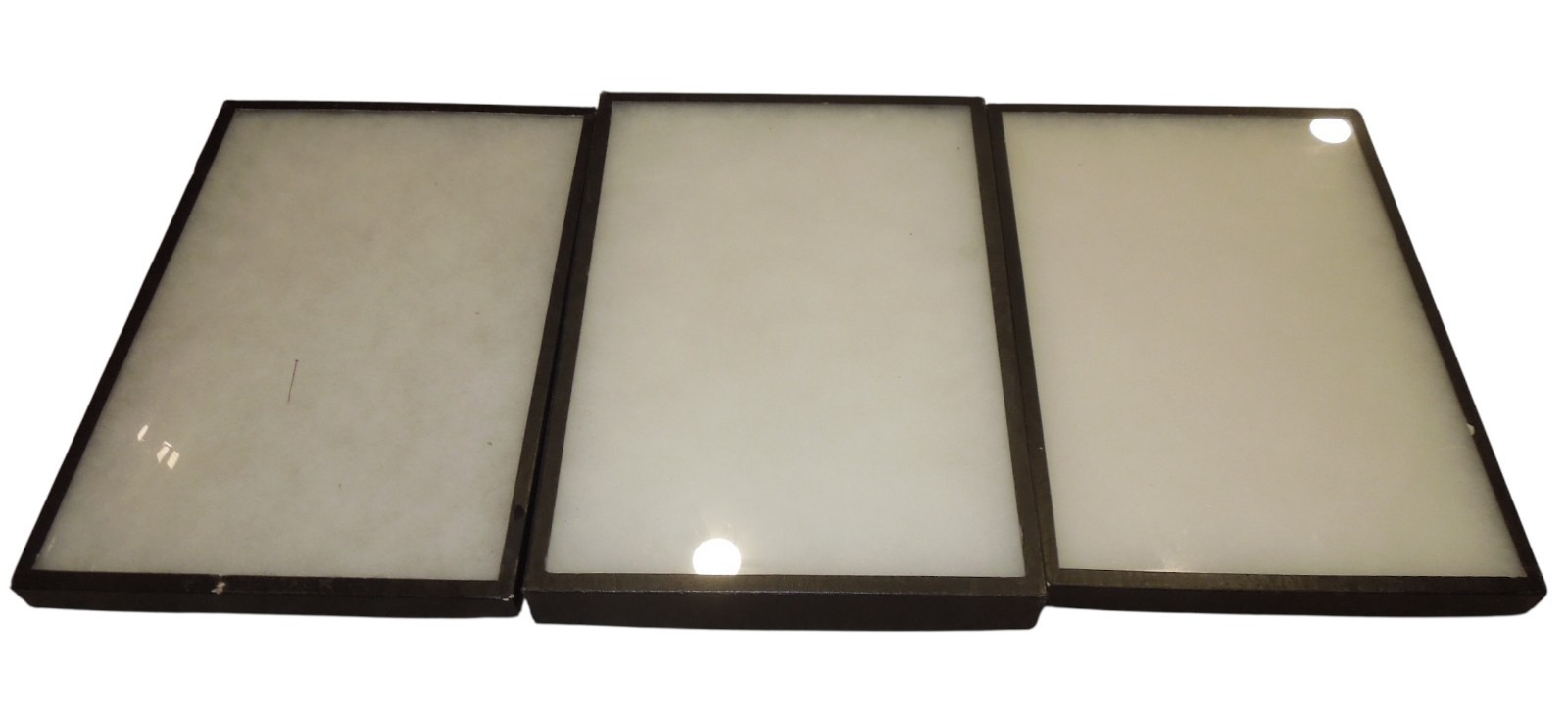 3 USED Display Riker Case Mount Box Size 14 x 20 x 1 3/4" FREE SHIPPING