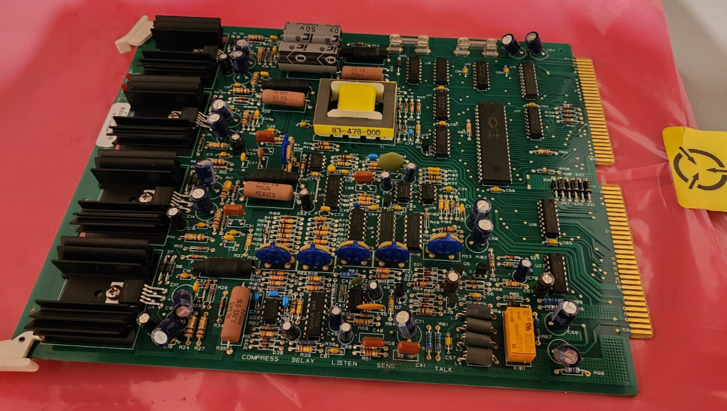 Bogen MCACB Analog Card Multicom 2000 Intercom Module Card - WORKING