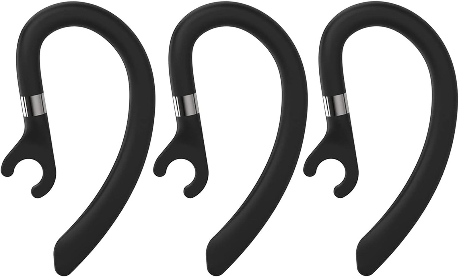 Replacement Ear Hooks for Bluetooth Headsets Silicon Flexible Ear Loop Clips