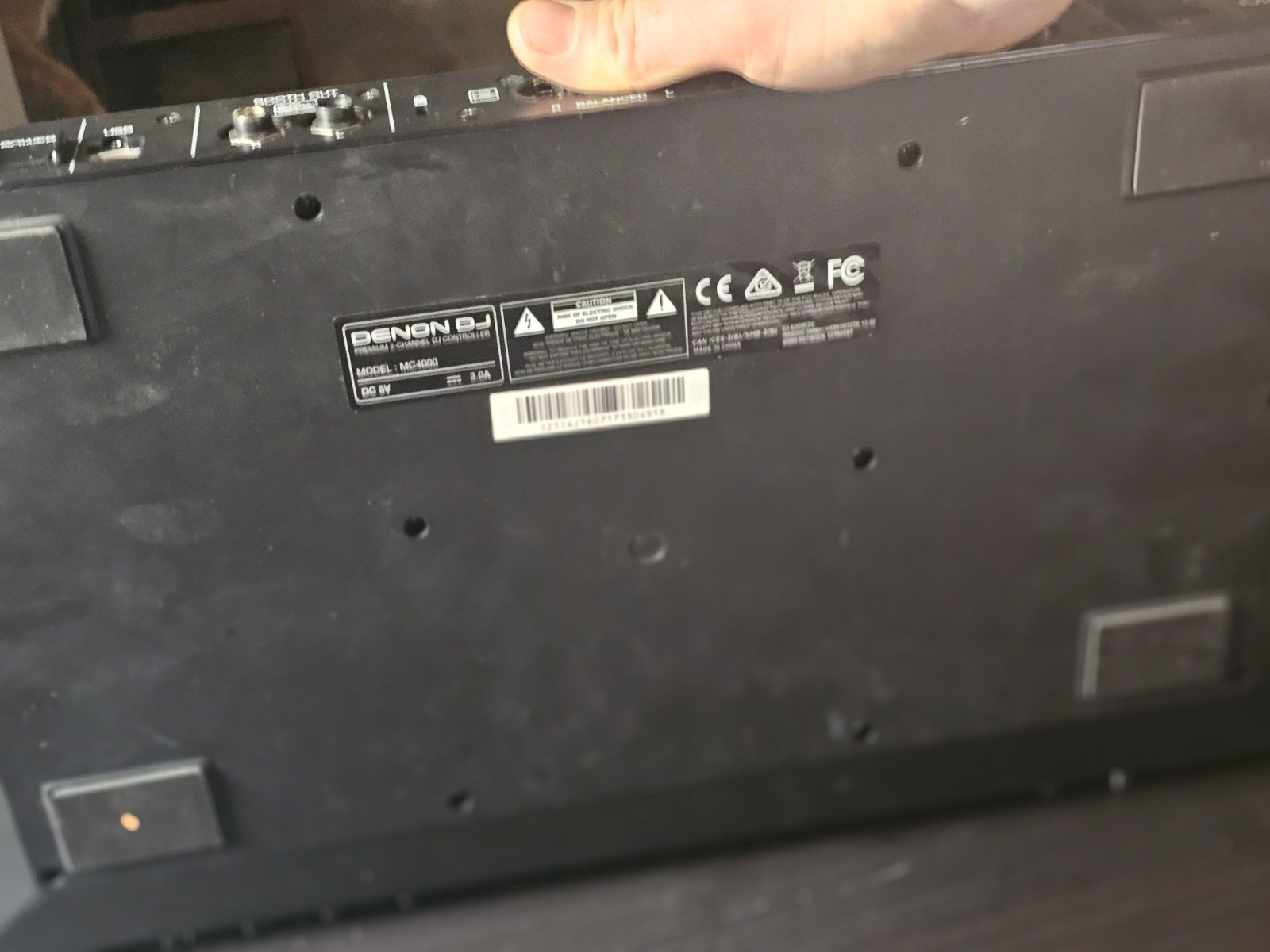 Denon MC 4000 DJ Controller For Parts Or Repair Ignition Board Needs Replaced